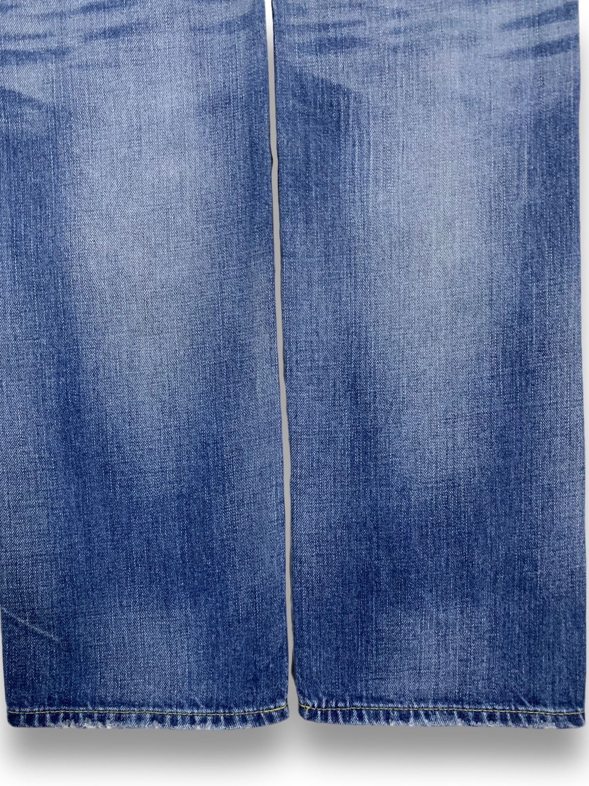 Japanese Brand Vintage Back Number Whiskers Straight Leg Distressed Jeans Size US 32 / EU 48 - 16 Thumbnail