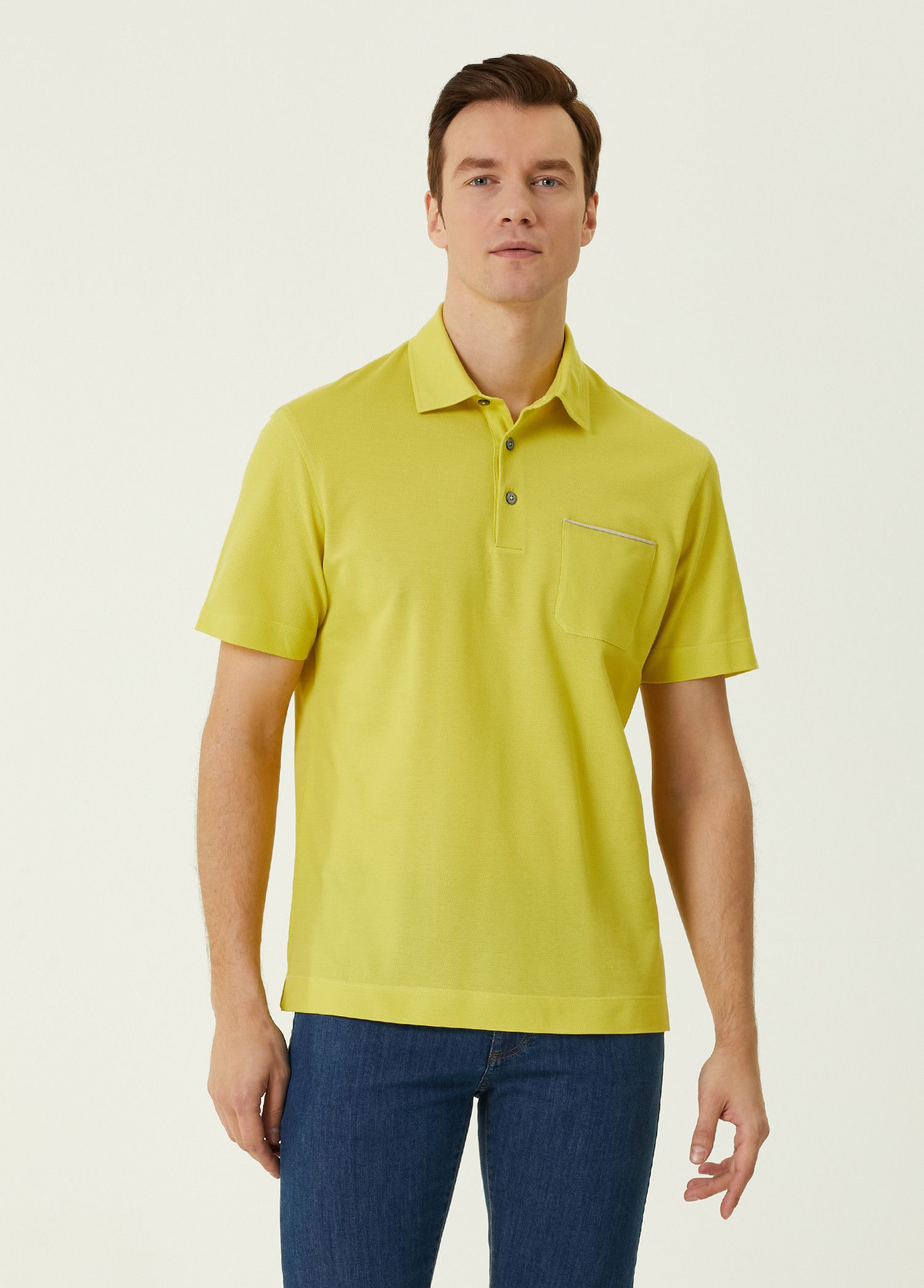 Ermenegildo Zegna ZEGNA solid yellow cotton polo shirt 54 XL authentic Size US XL / EU 56 / 4 - 1 Thumbnail