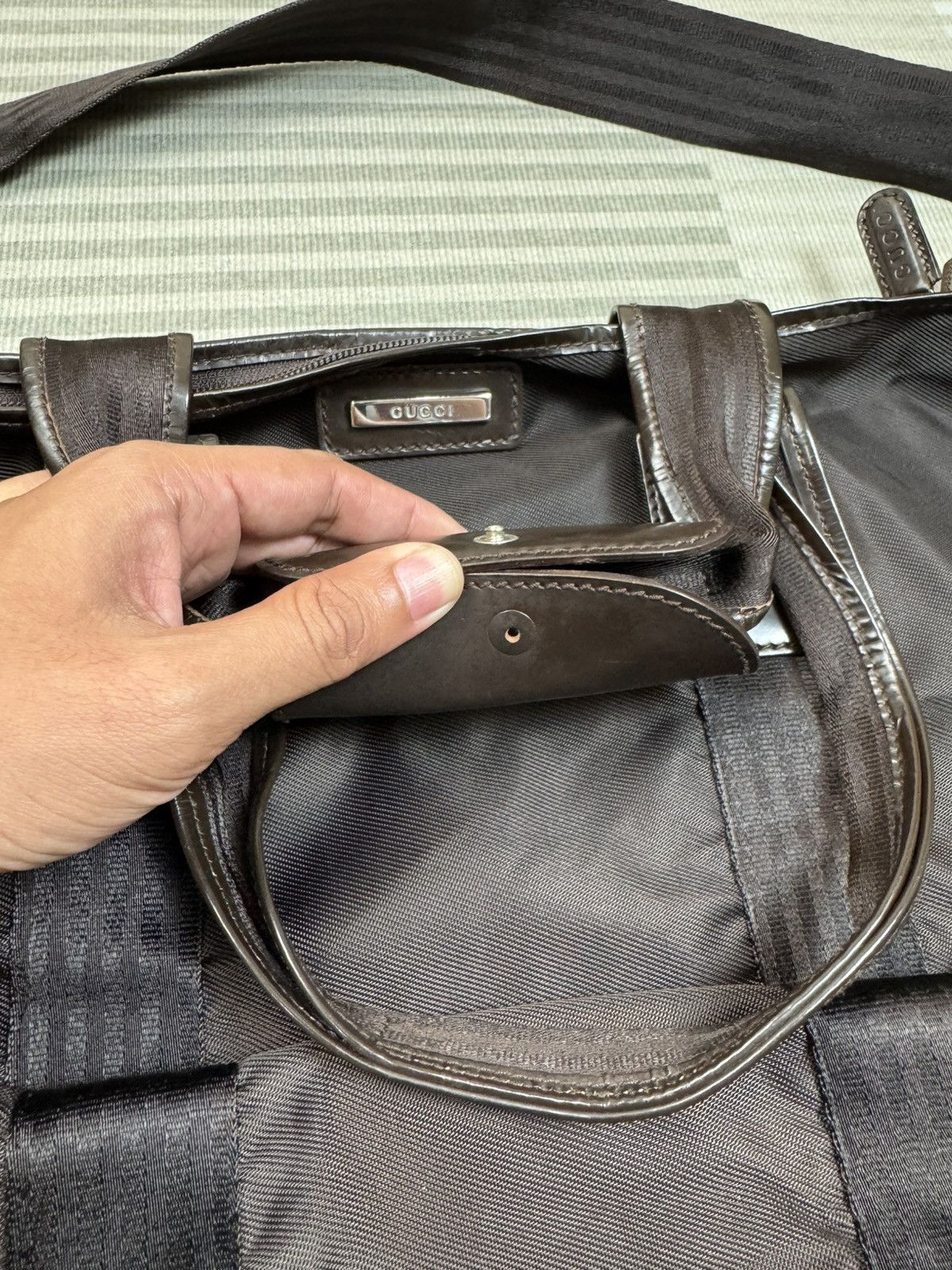 Gucci GUCCI Nylon Weekend Travel Bag Size ONE SIZE - 8 Thumbnail