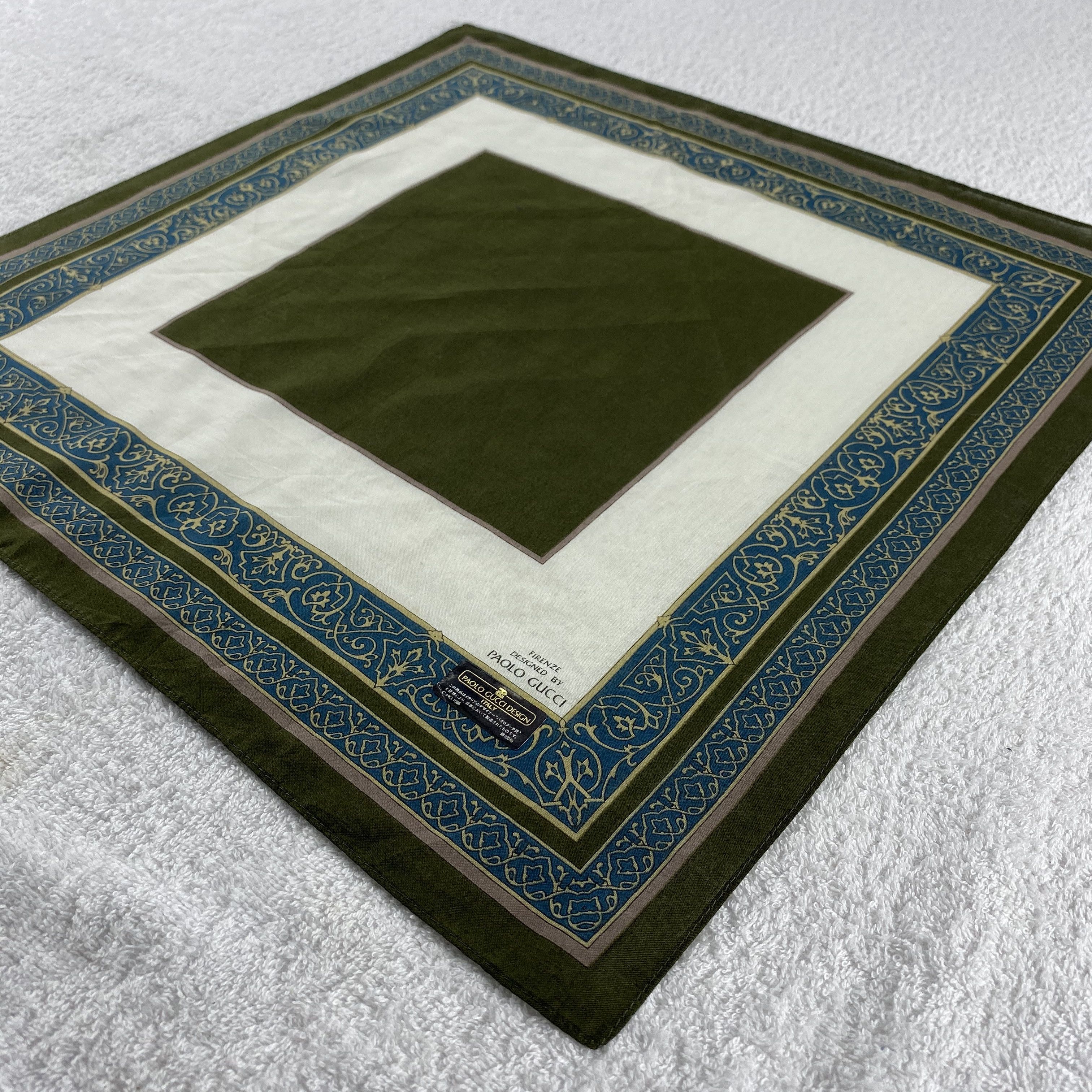 Paolo Gucci × Vintage Paolo Gucci Neckerchief / Bandana / Handkerchief Size ONE SIZE - 4 Thumbnail