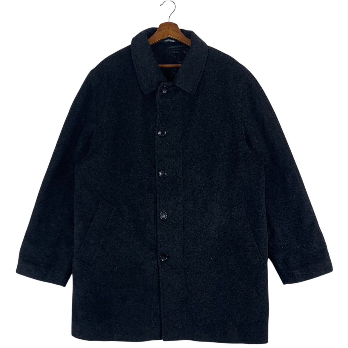 Designer × Vintage VINTAGE OVIESSE MADE IN ITALY WOOL COAT Size US L / EU 52-54 / 3 - 1 Thumbnail