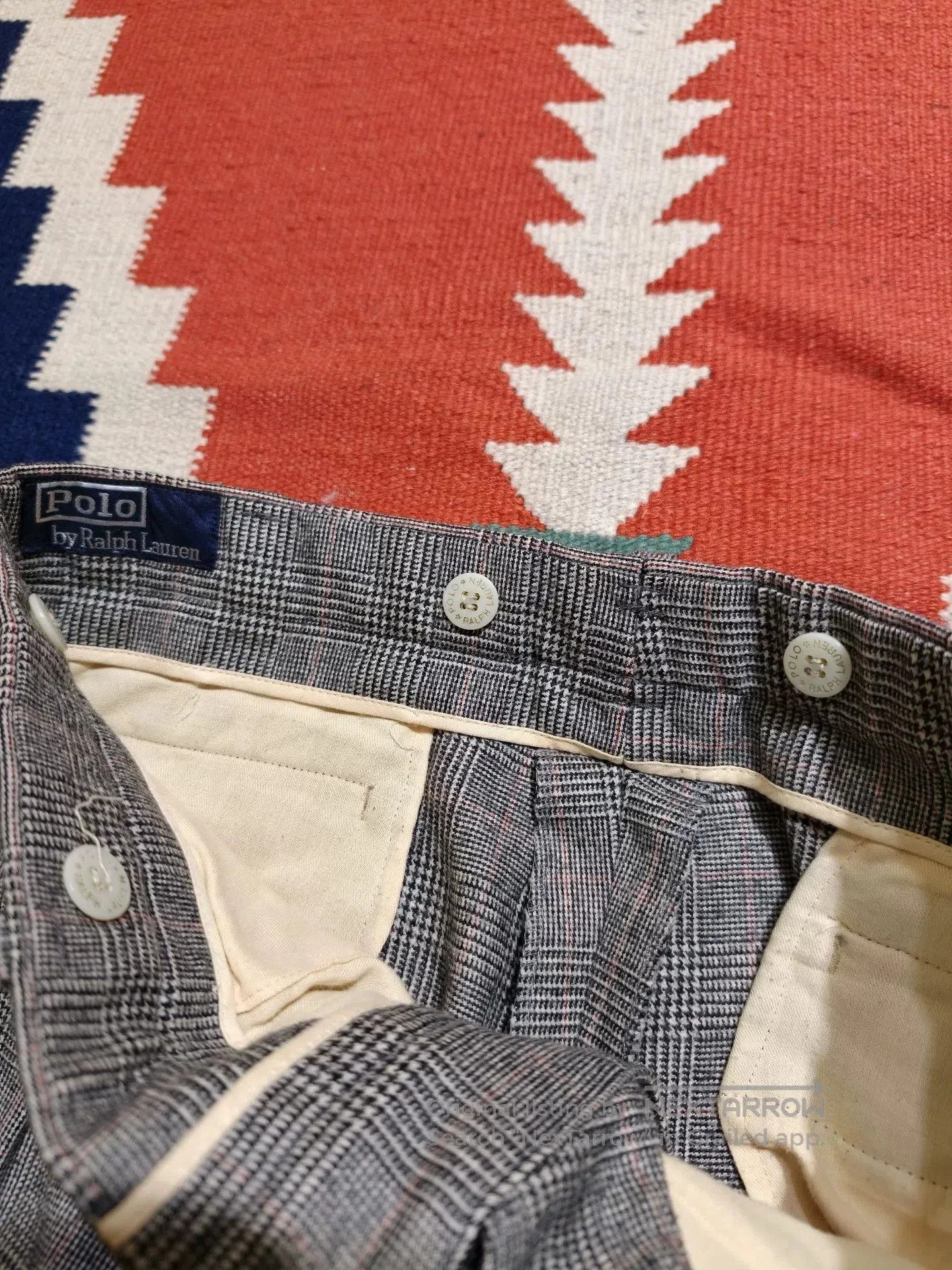 Polo Ralph Lauren Vintage Polo Ralph Lauren Wool Houndstooth Pants. Size US 32 / EU 48 - 5 Thumbnail