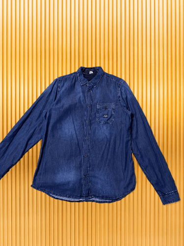 Diesel DENIM DIESEL Shirt Button-up Long Sleeve Logo Size US L / EU 52-54 / 3 - 1 Thumbnail