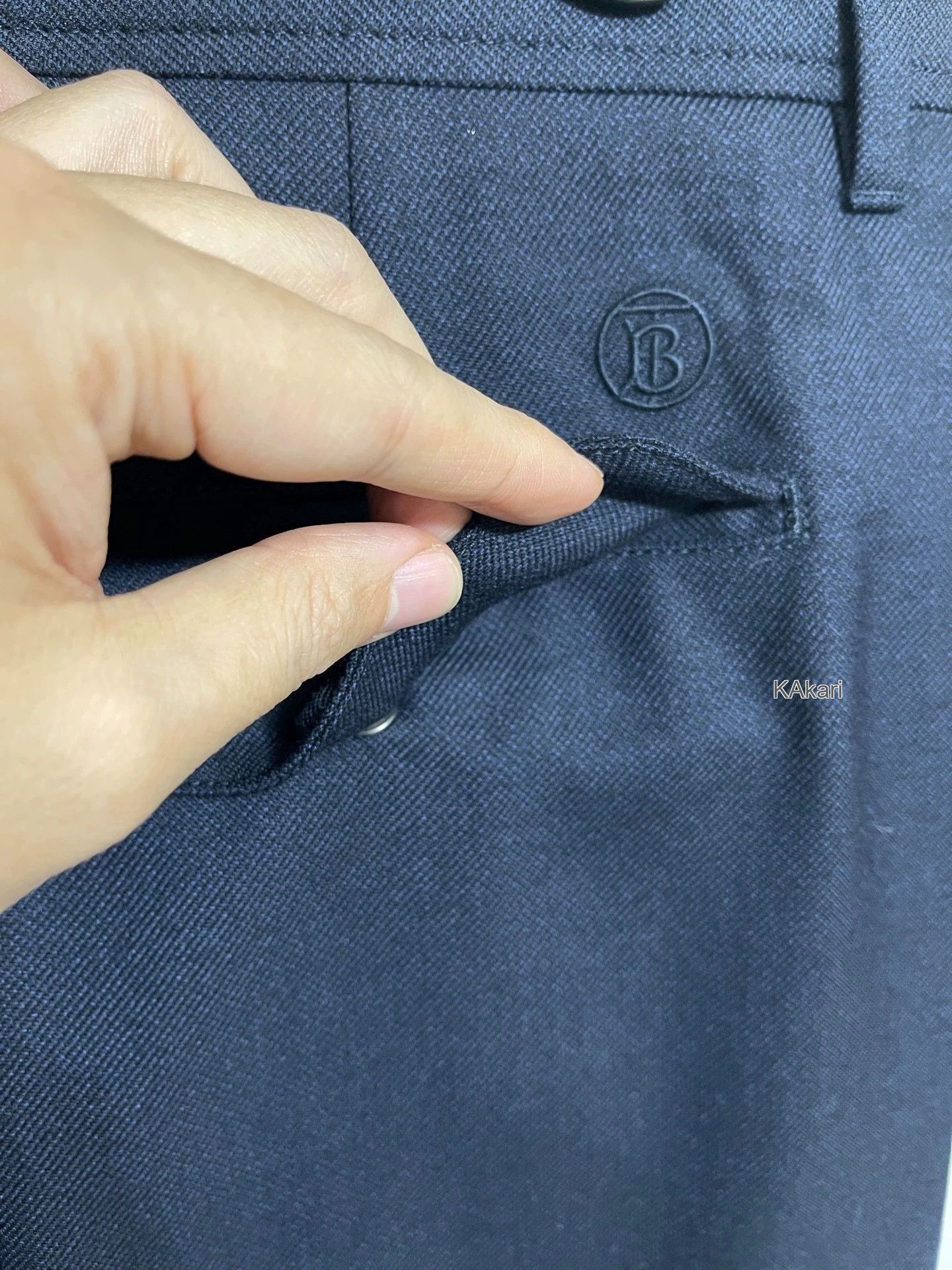 Burberry Blue Casual Pants Size 32 Size US 26 / EU 42 - 6 Thumbnail