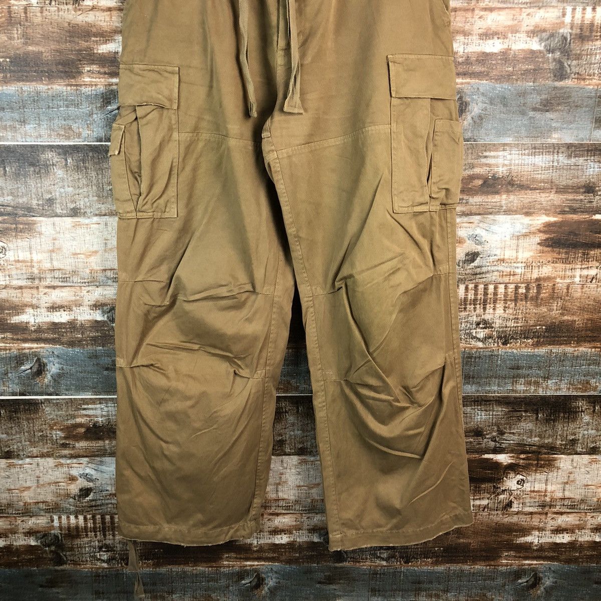 Japanese Brand Arme Brown Cargo Multipocket Pants #A1921 Size US 31 - 3 Thumbnail