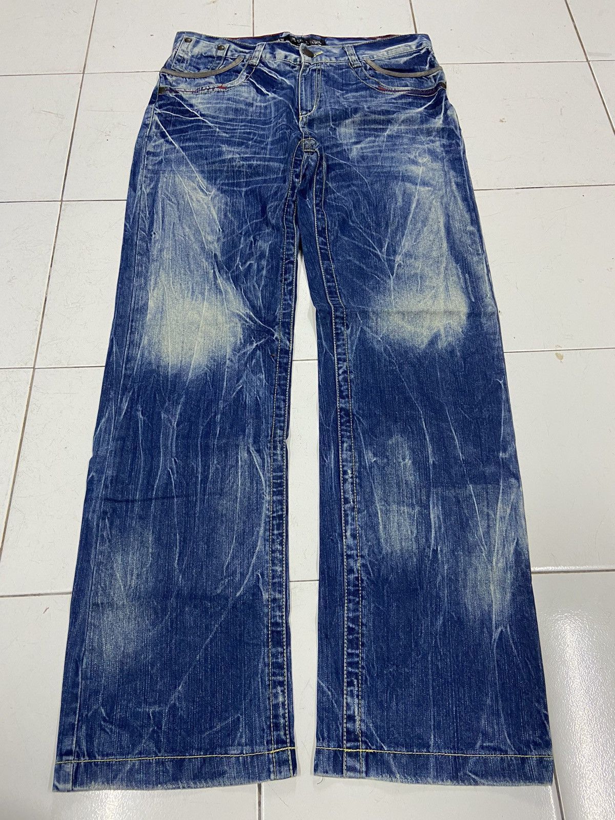 Japanese Brand RED PEPPER STYLE PROJECT DENIM FLARE JEANS Size US 36 / EU 52 - 1 Thumbnail