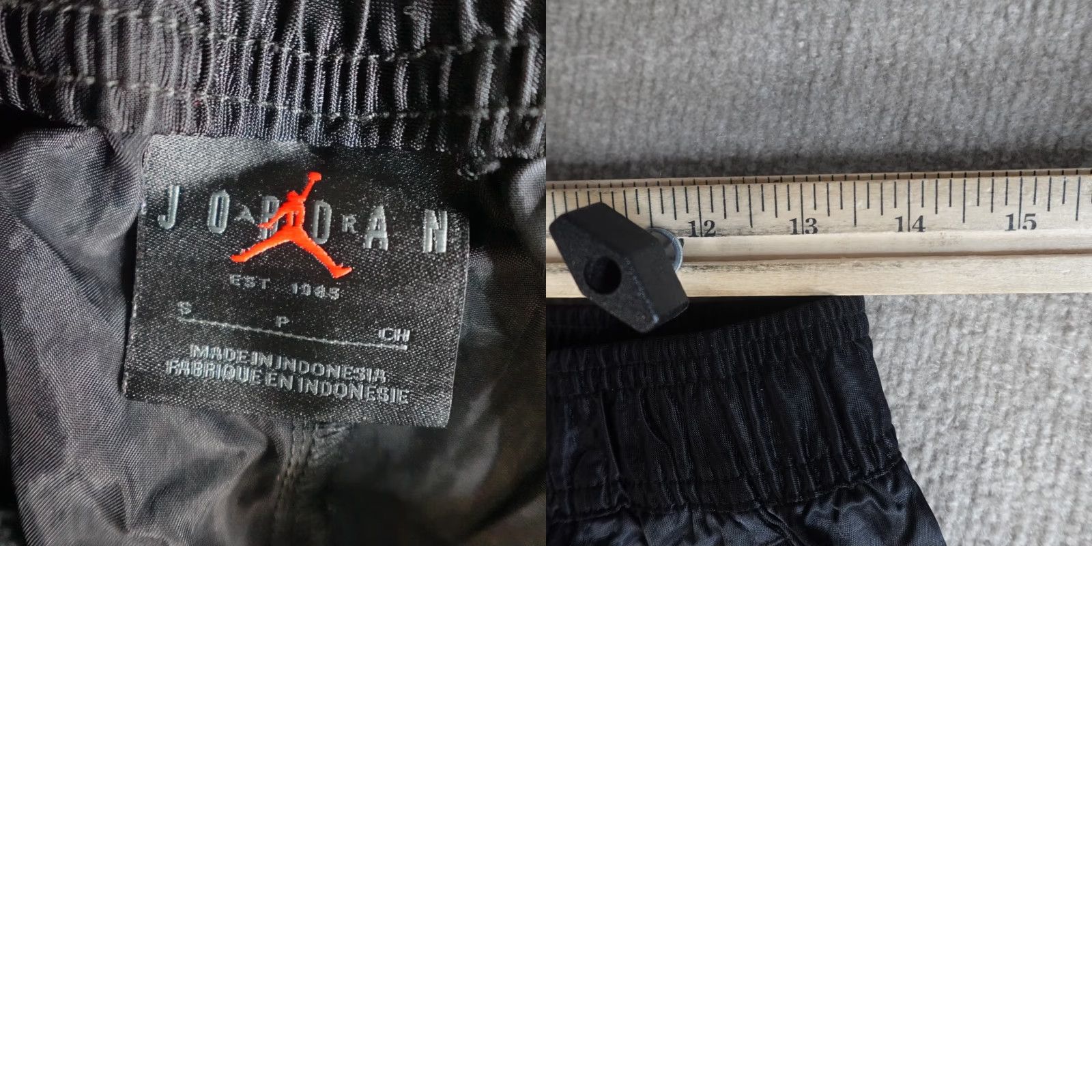 Jordan Brand Jordan Womens Pants Small Black Satin Utility Cargo Jogger Cuff DJ2650-010 Size 28" / US 6 / IT 42 - 9 Thumbnail