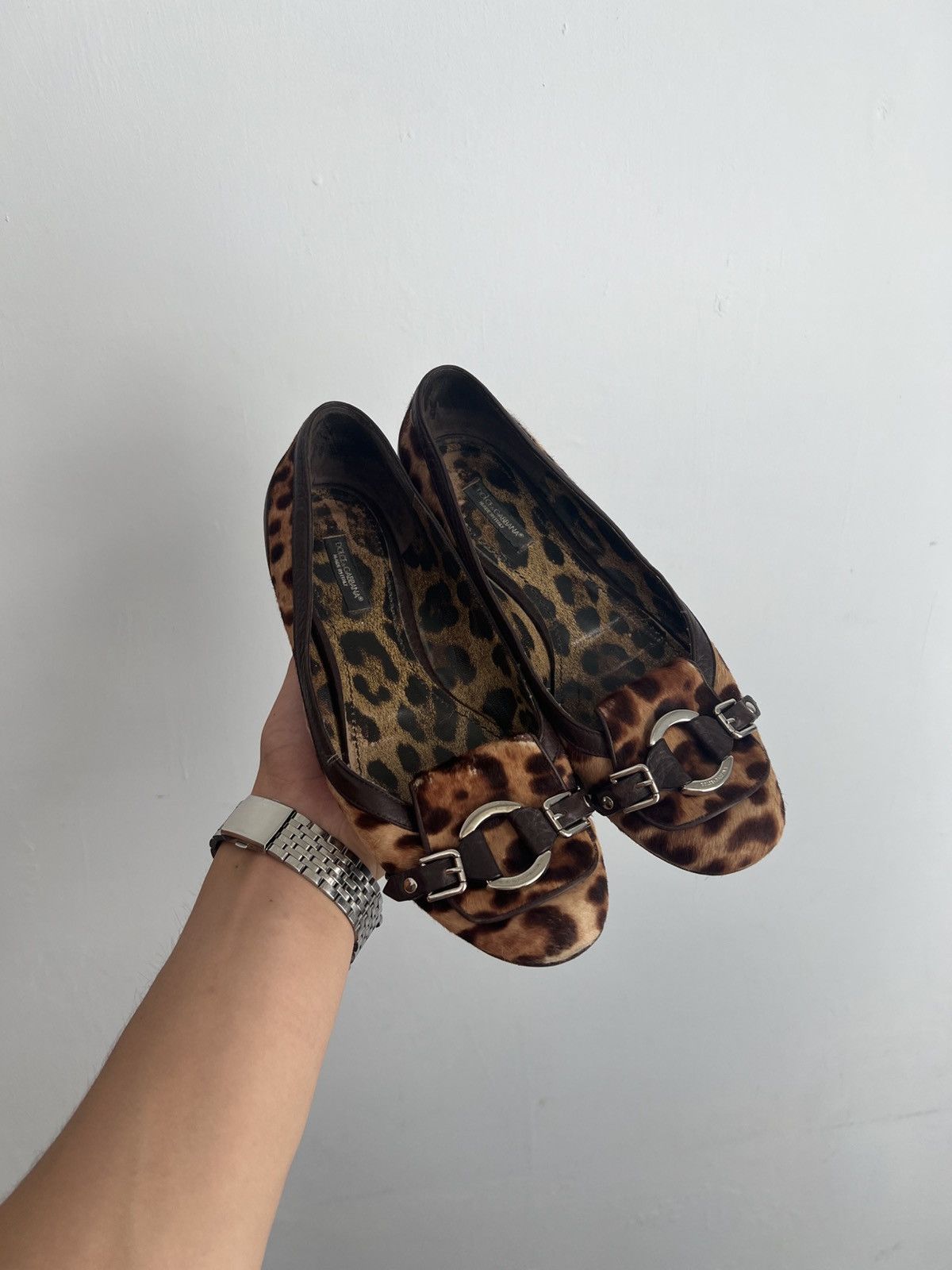 Dolce & Gabbana 🐅Rare Dolce & Gabbana Leopard slides flats Size US 8 / IT 38 - 2 Thumbnail