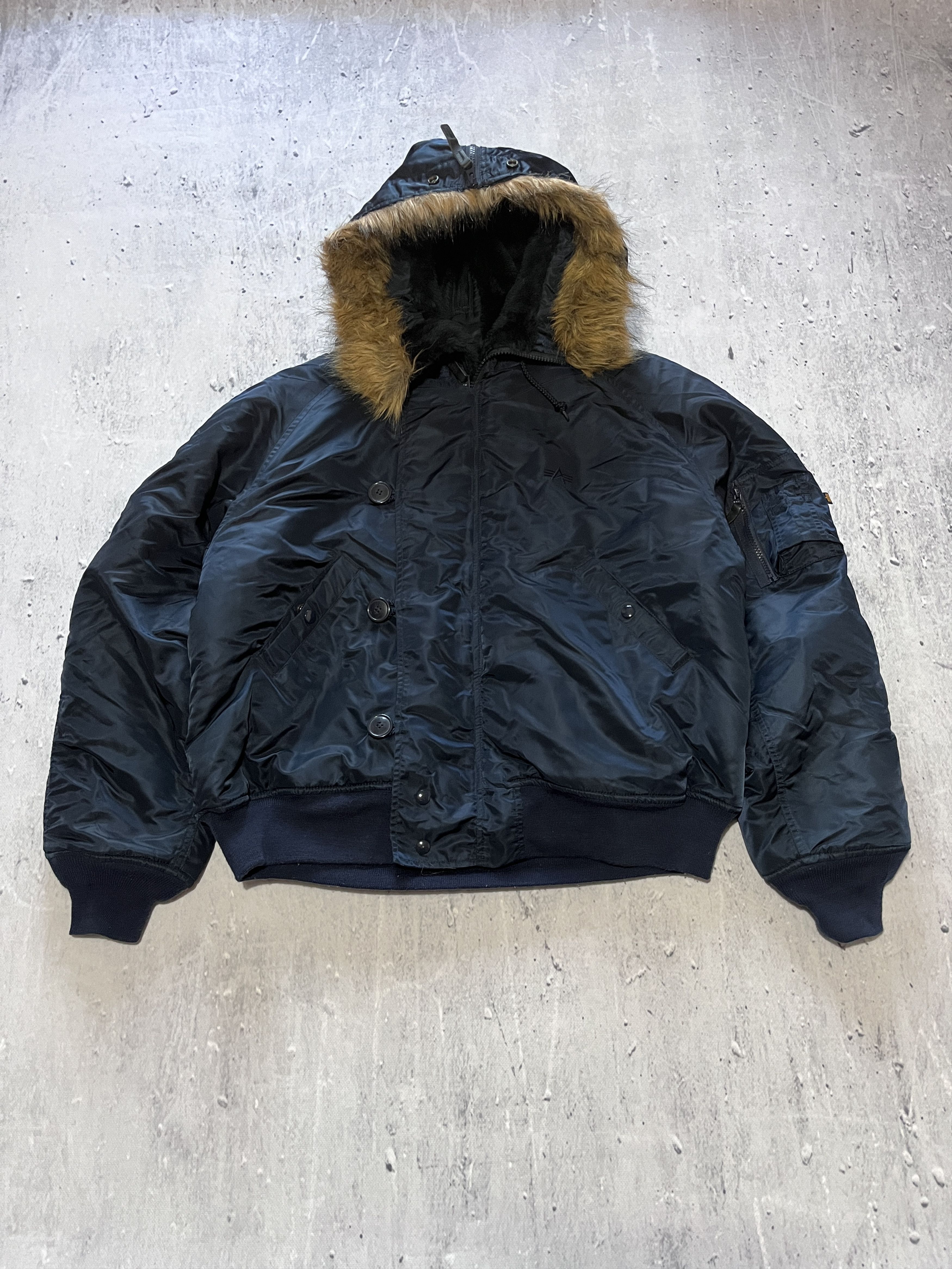 け*引様 archive N2B type fur bomber jacket archive N2B fur bomber jacket y2k 黒 XL - メルカリ