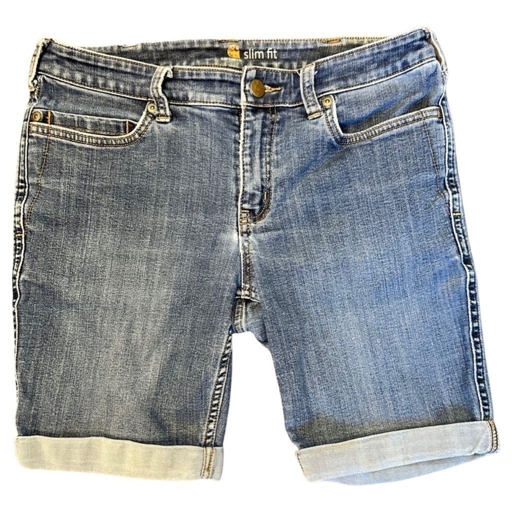 Carhartt CARHARTT Slim Fit Bermuda Jean Short Women’s Size 8. Size 30" / US 8 / IT 44 - 16 Thumbnail