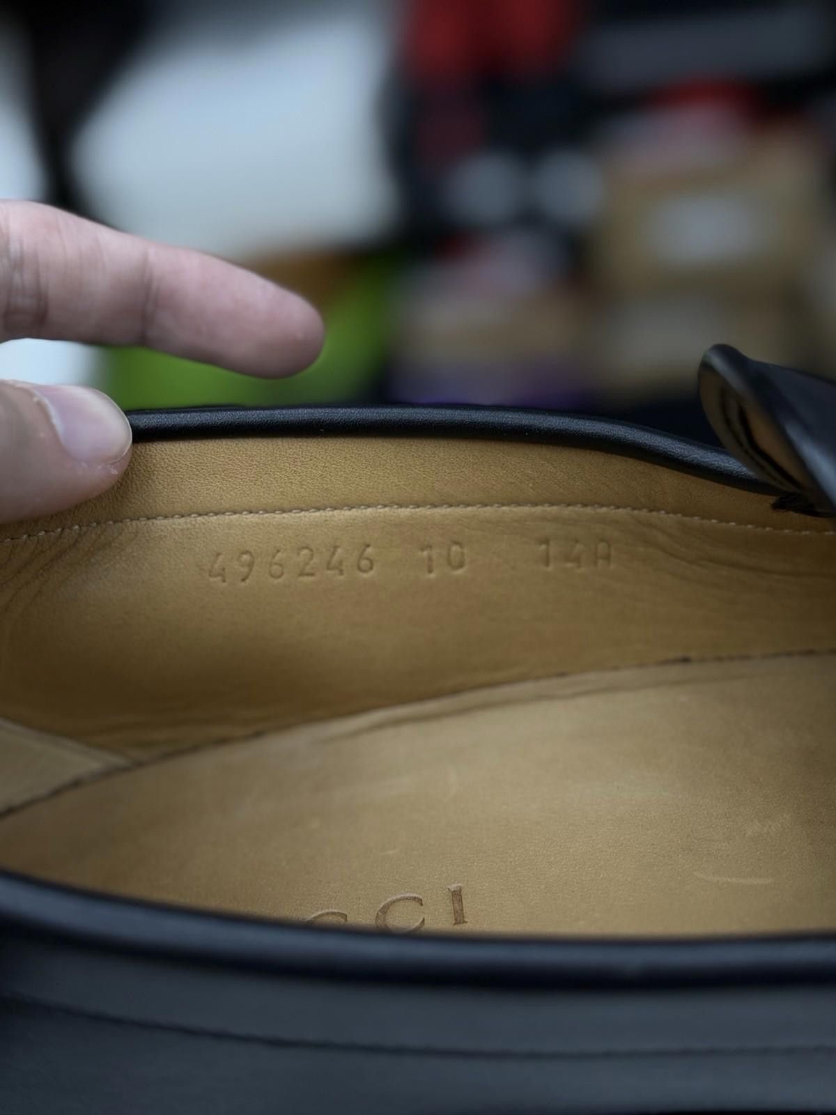 Gucci Men’s Gucci Dress Loafers Sneakers Leather $950 10G/10.5US Size US 10.5 / EU 43-44 - 8 Thumbnail
