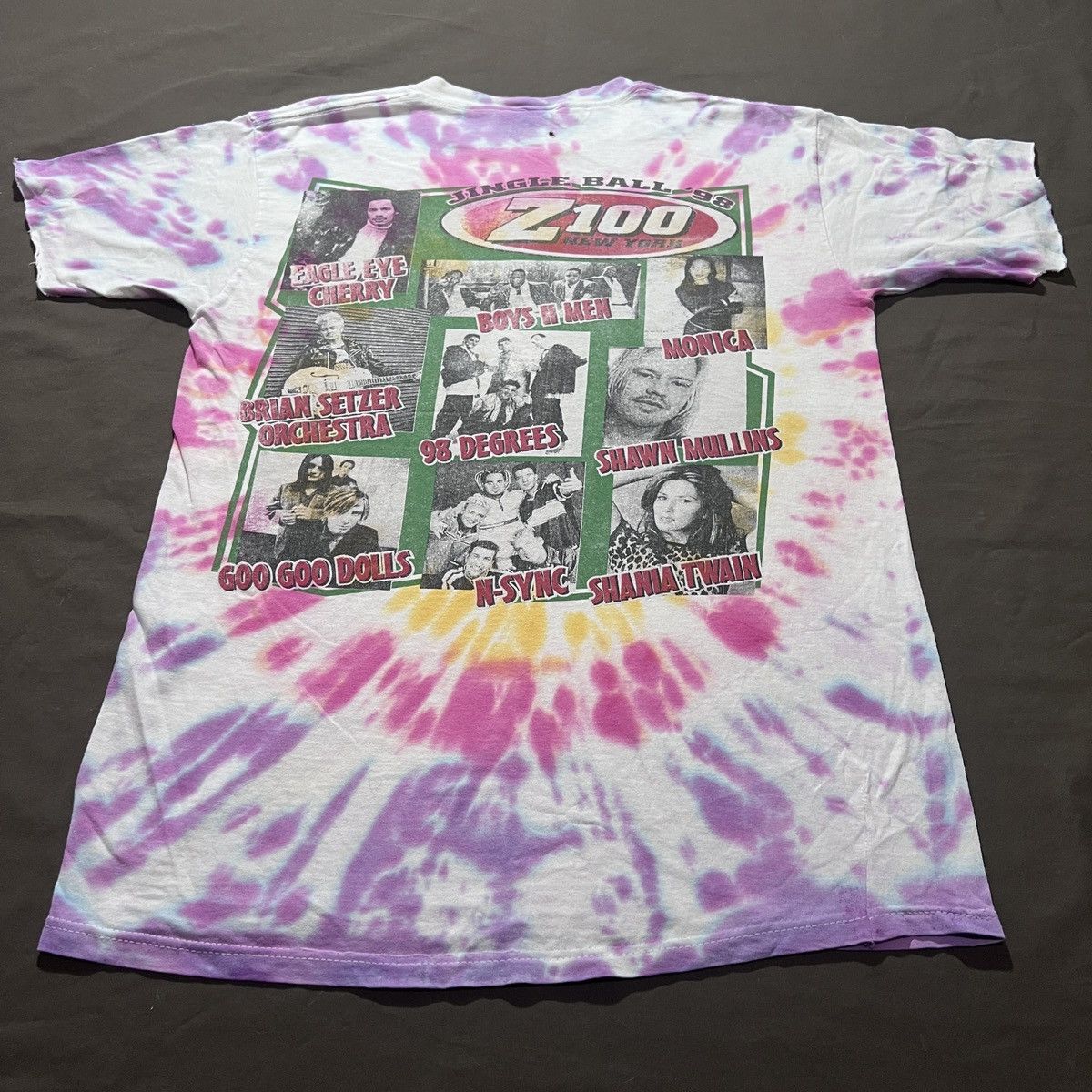 Band Tees Vintage 90s 1998 Jingle Ball Promo Tour Tee M Size US M / EU 48-50 / 2 - 2 Thumbnail