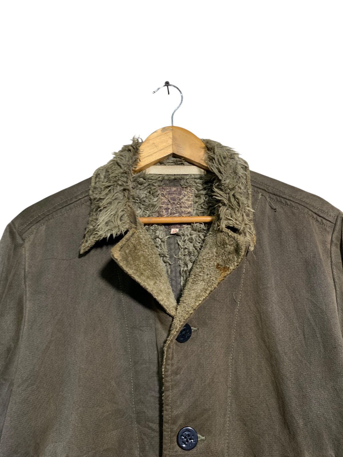 First MFG Co. 🔥FIRST STEP JAPAN SHEARLING JACKETS MOLESKIN Size US L / EU 52-54 / 3 - 4 Thumbnail