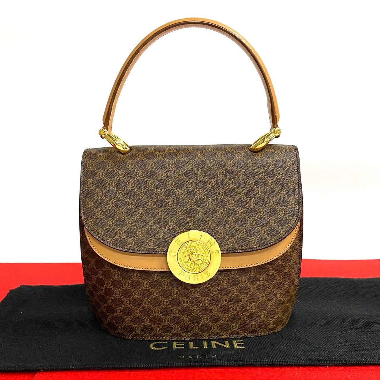 Celine Celine Handbag Brown Leather Size ONE SIZE - 1 Thumbnail