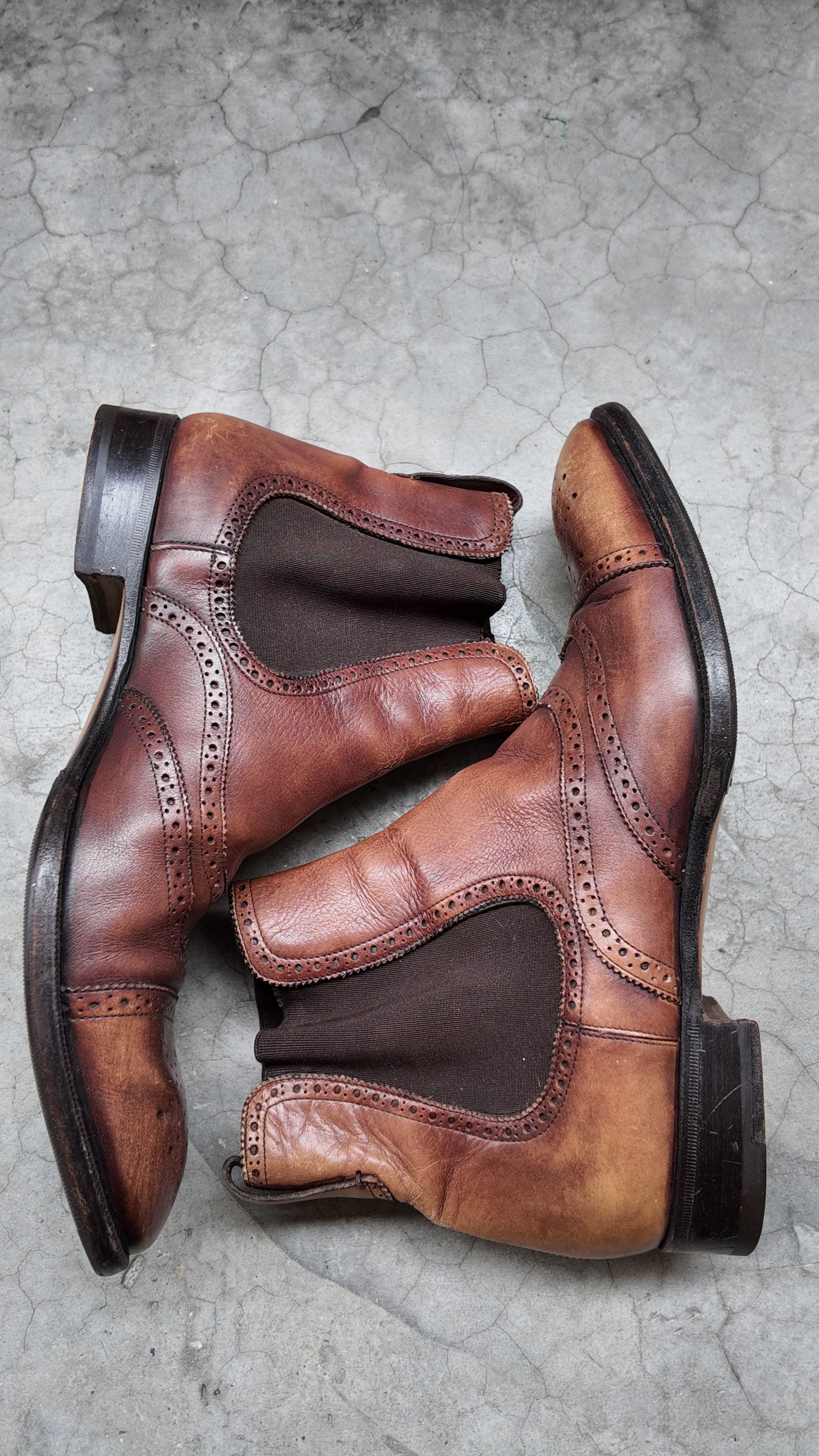 Yves Saint Laurent YvesSaintLaurent Tom ford wingtip boot Size US 7.5 / EU 40-41 - 1 Thumbnail