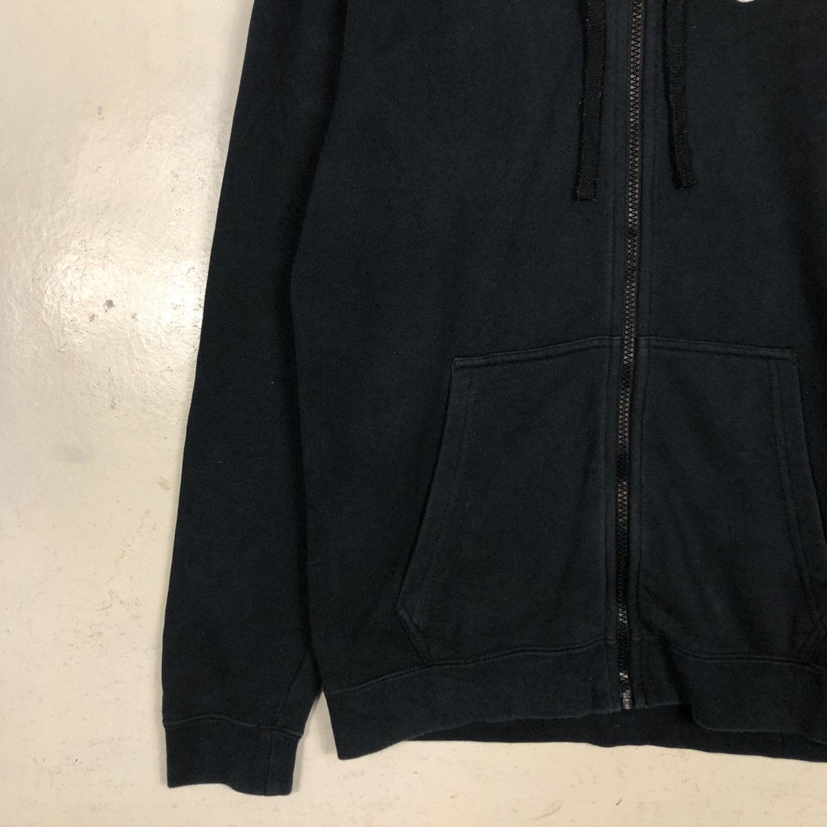 Nike 📌Rich Black Zipper Hoodie Jacket Nike Small Pony Size US M / EU 48-50 / 2 - 6 Thumbnail