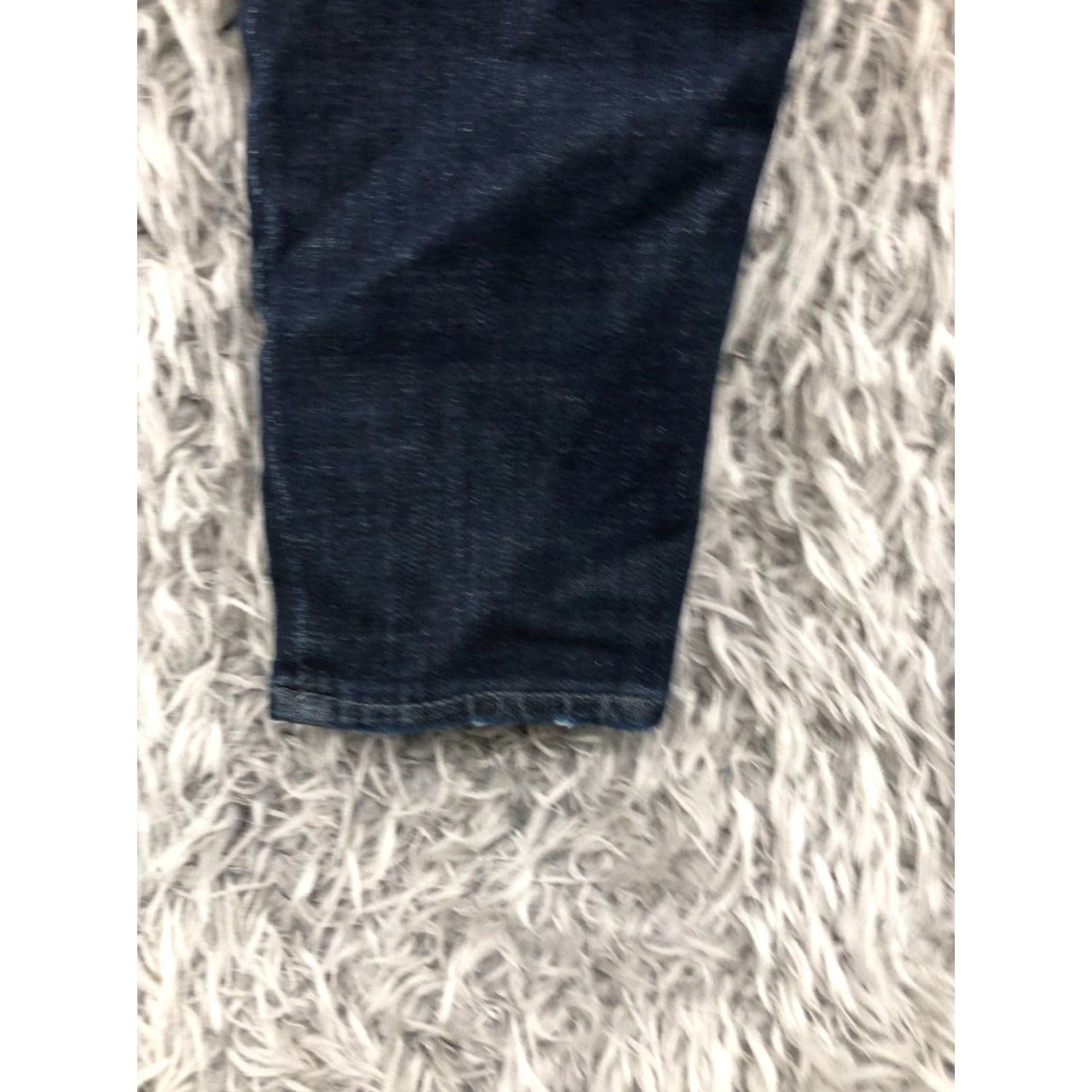 Gap Gap 1969 Maternity True Skinny Jeans Size 29 Womens Dark Wash Blue Denim 5-Pocket Belt Loops Zipper Button Slim Fit Cotton Jeans - Womens Size 29" - 7 Thumbnail