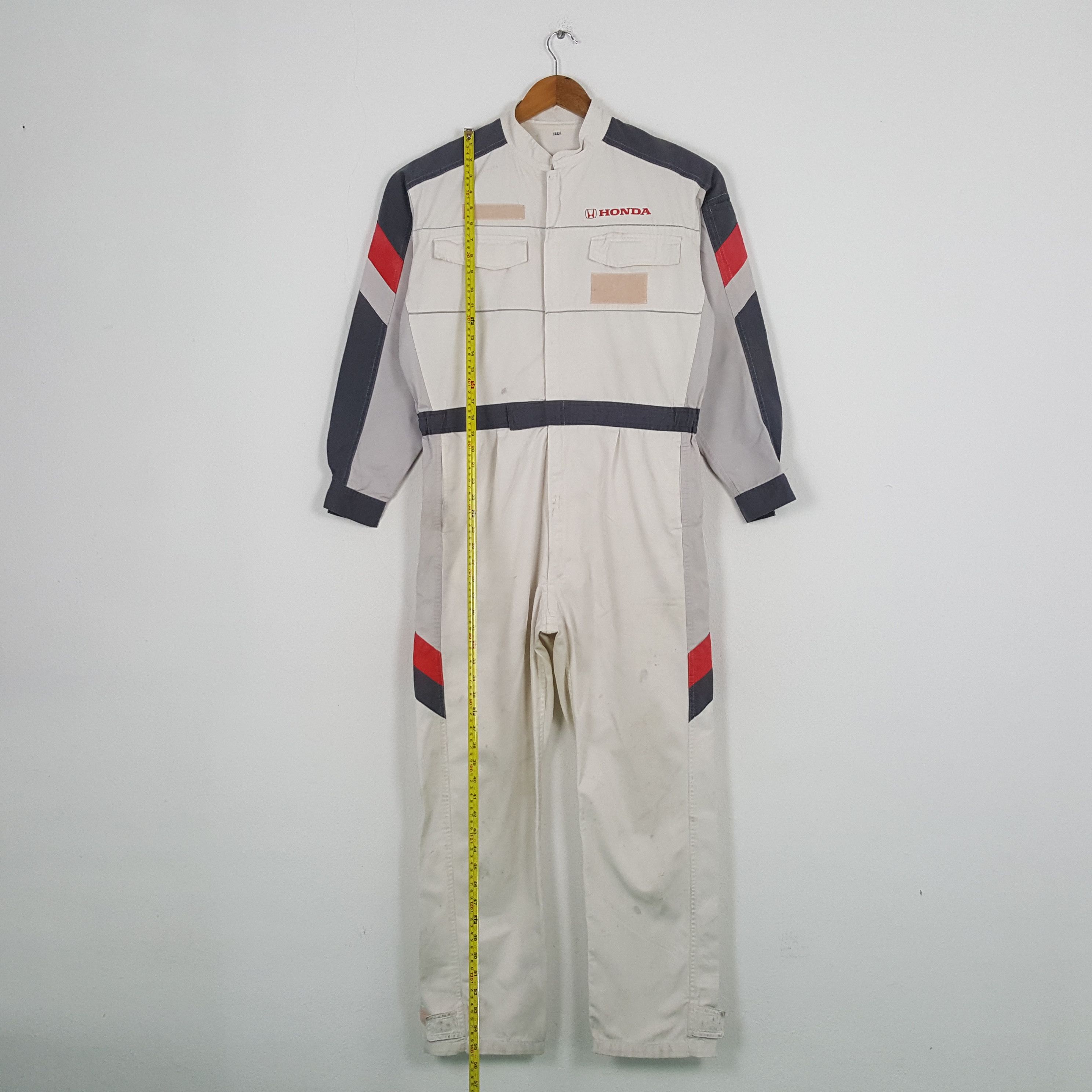 Honda Vintage Honda Japan Formula One Racing Coverall C300N9 Size US L / EU 52-54 / 3 - 7 Thumbnail