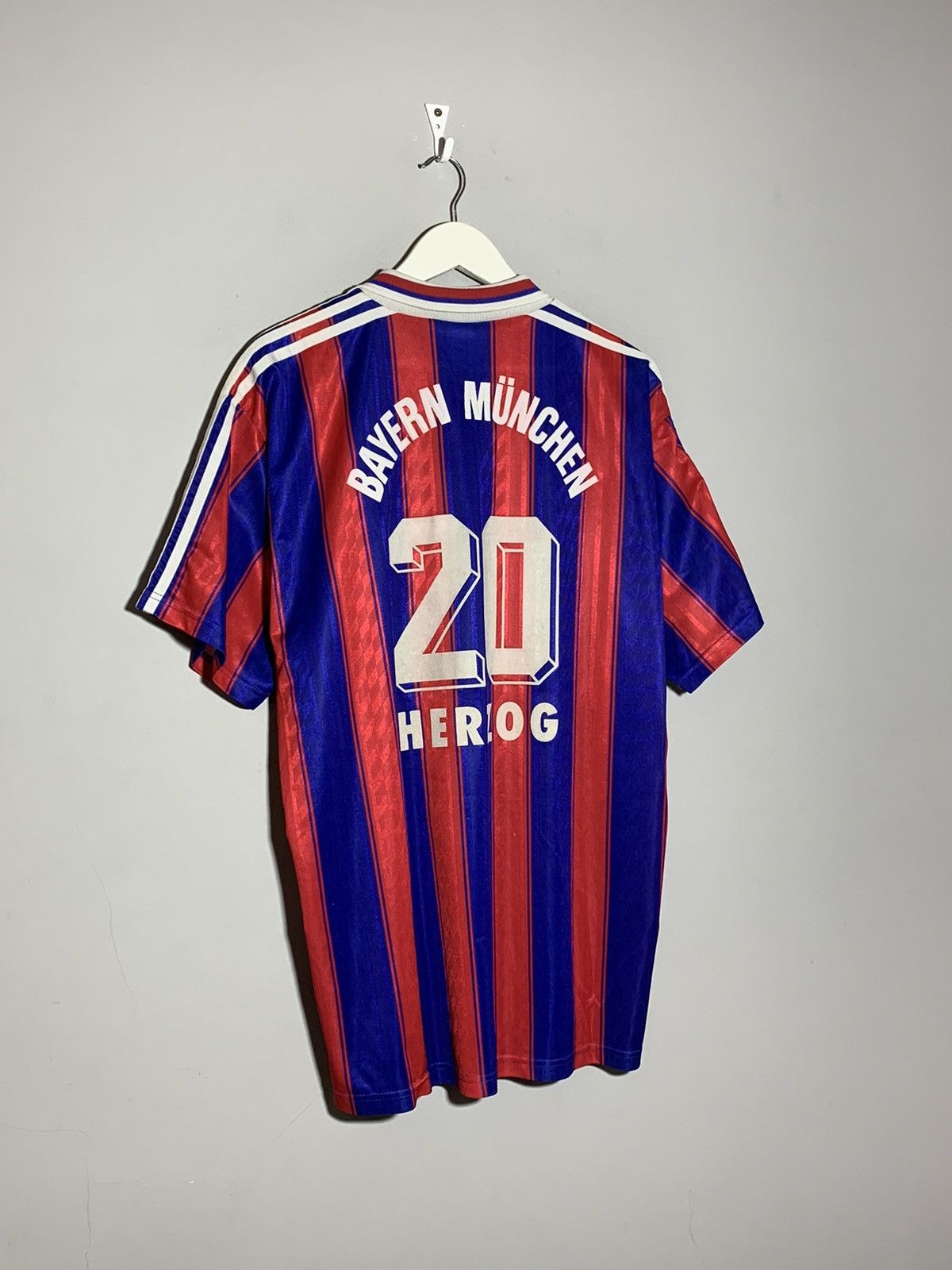 Adidas × Vintage Bayern Munchen 1996/97 Vintage Y2k Streetwear Football Shirt Size US XL / EU 56 / 4 - 8 Thumbnail