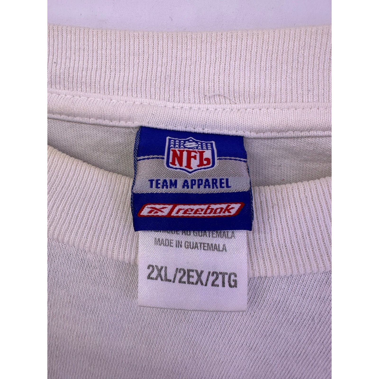 Reebok Vintage Reebok NFL MN Vikings White Tshirt Size 2XL Size US XXL / EU 58 / 5 - 8 Thumbnail