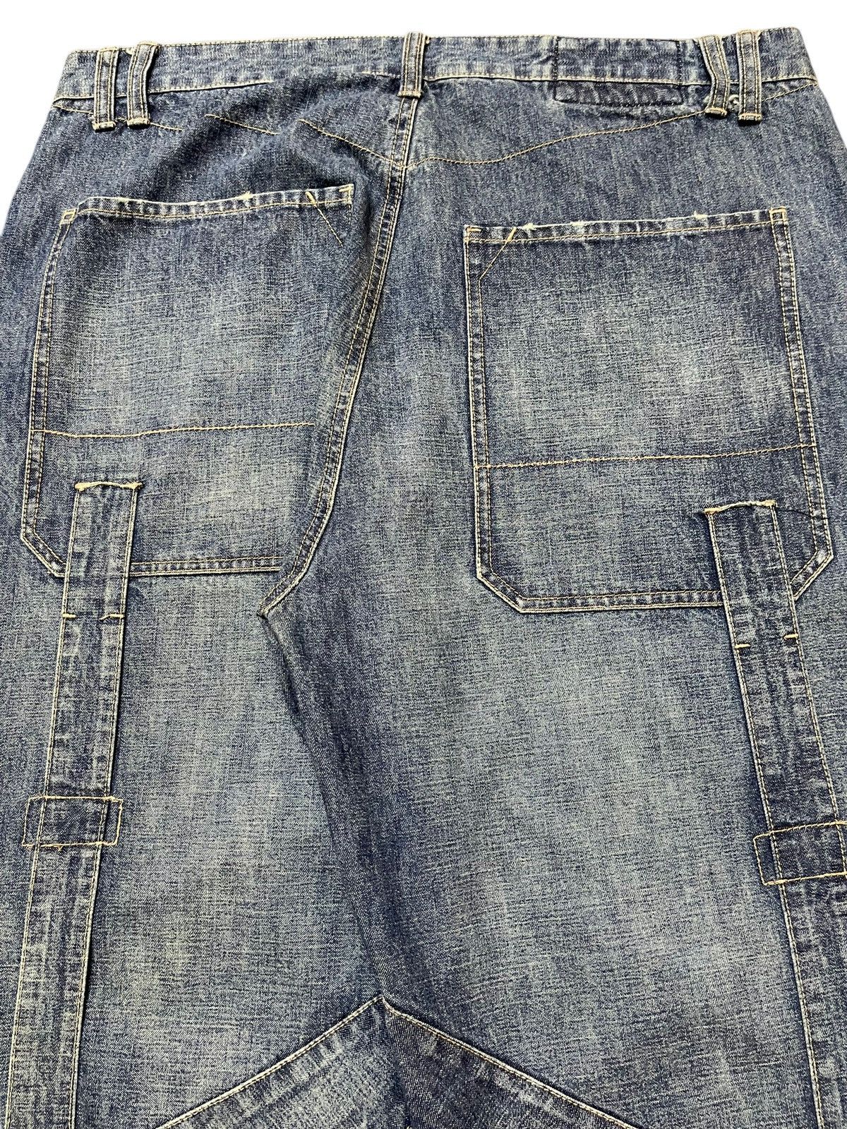 Marithe + Francois Girbaud Vintage Marithe Francois Girbaud Avant Garde Baggy Jeans Size US 36 / EU 52 - 7 Thumbnail