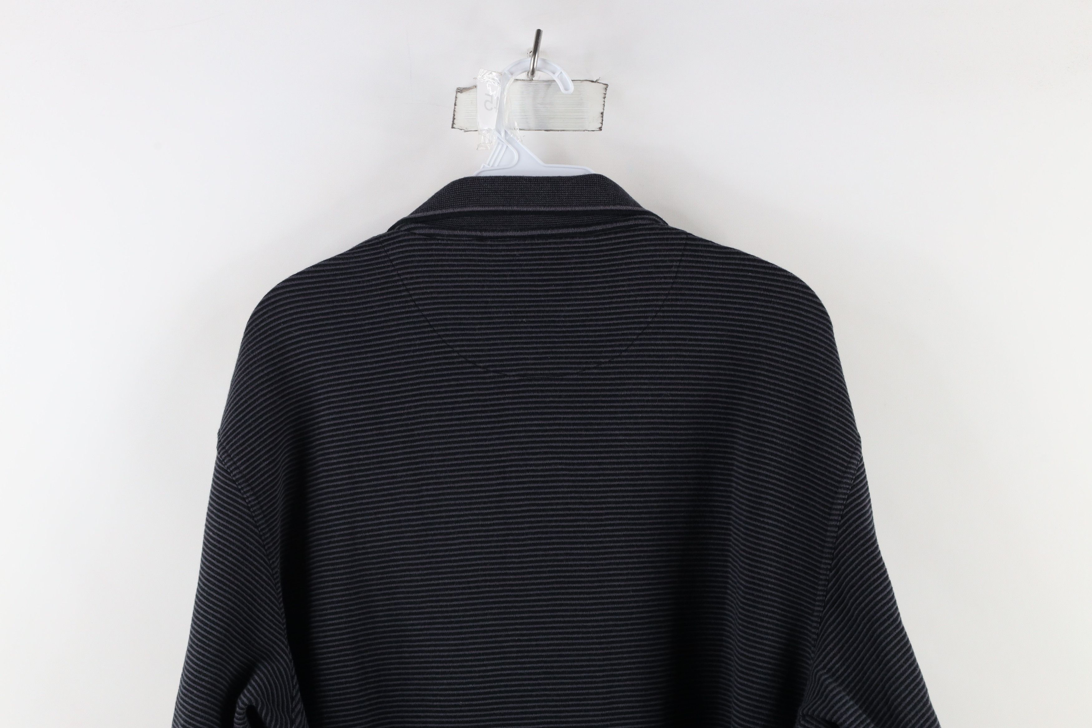 Vintage Vintage 90s Streetwear Ribbed Knit Long Sleeve Rugby Polo Size US XL / EU 56 / 4 - 7 Thumbnail