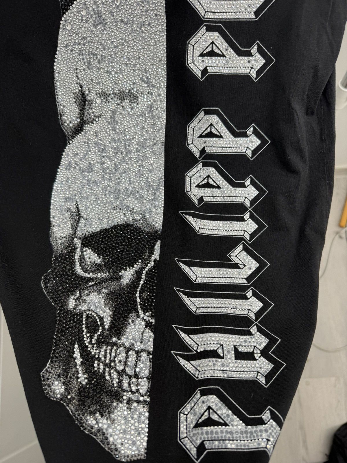 Philipp Plein Philipp Plein Crystals Skulls T-shirt Tee Size US L / EU 52-54 / 3 - 7 Thumbnail