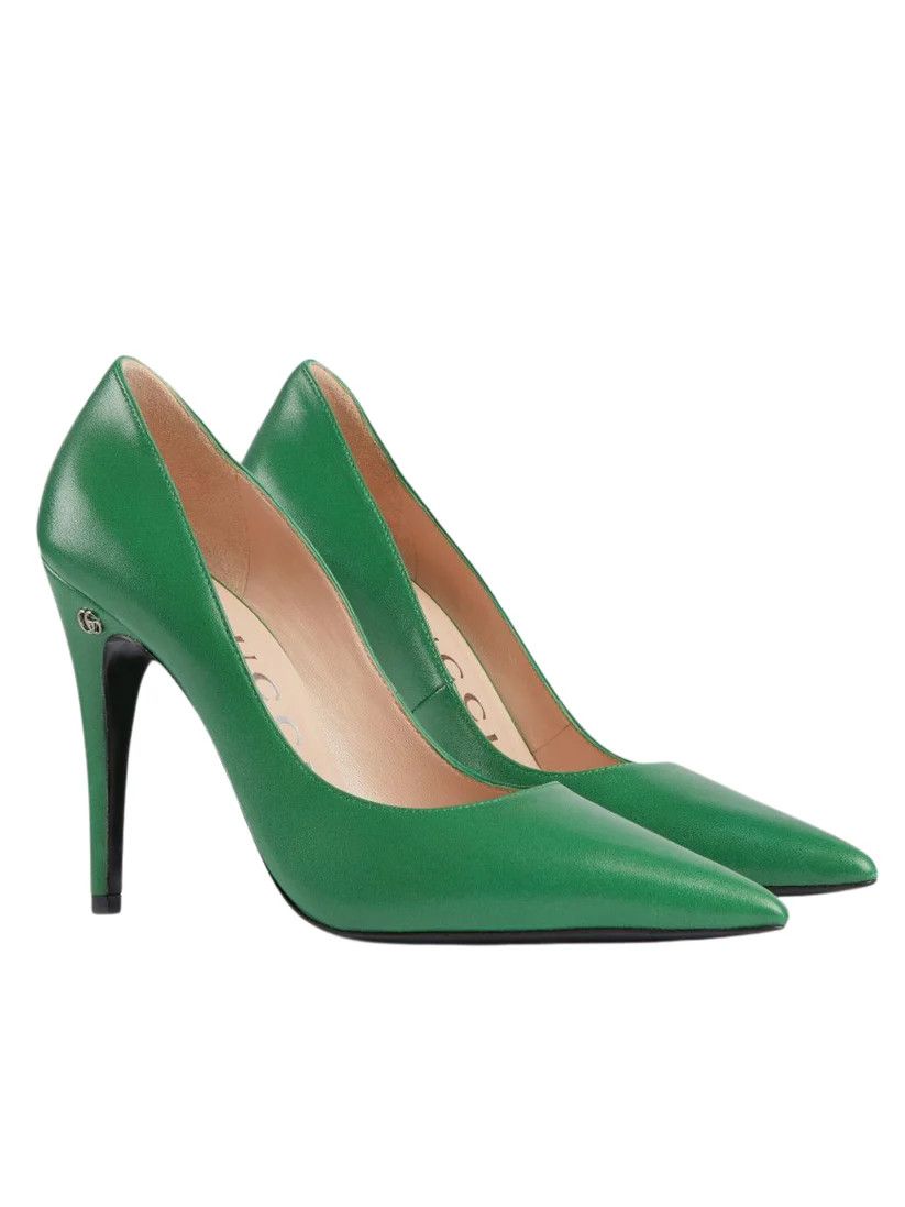 Gucci o1s1wg110125 High Heels Pumps in Green Size US 12 / IT 42 - 2 Thumbnail