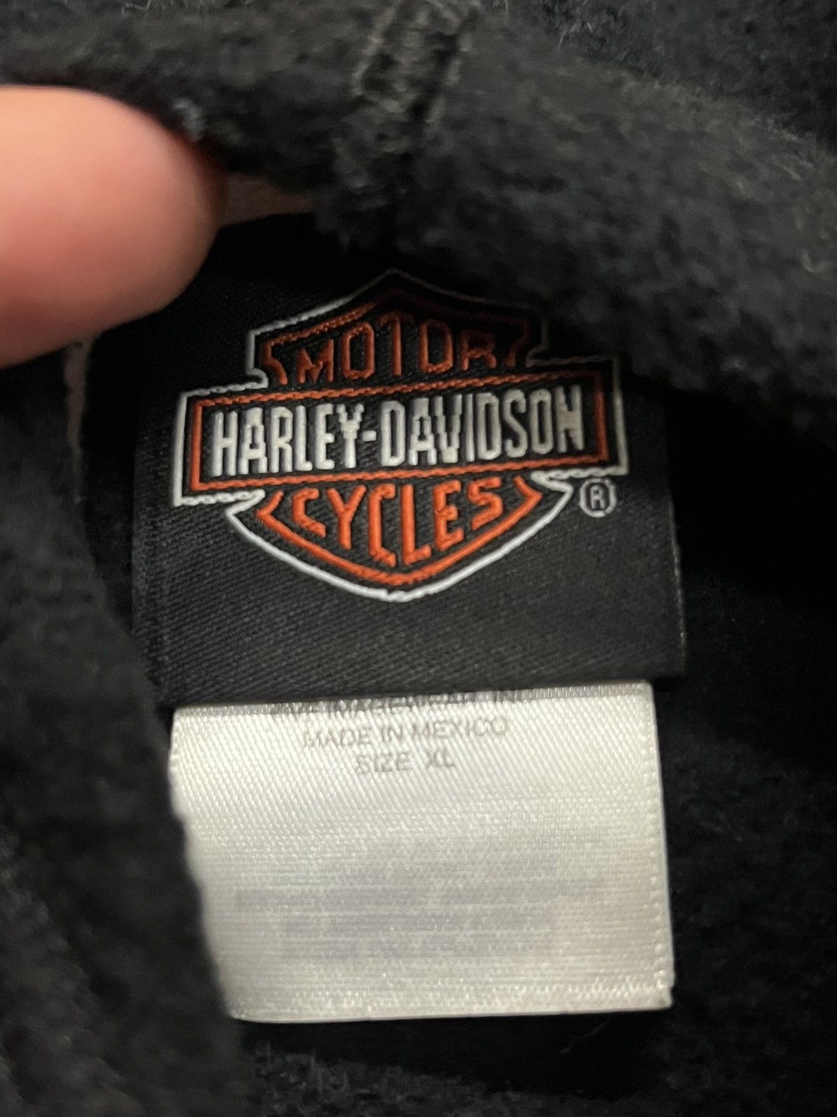 Harley Davidson × Vintage Harley Davison vintage black zip up streetwear hype rare y2k Size US XL / EU 56 / 4 - 5 Thumbnail