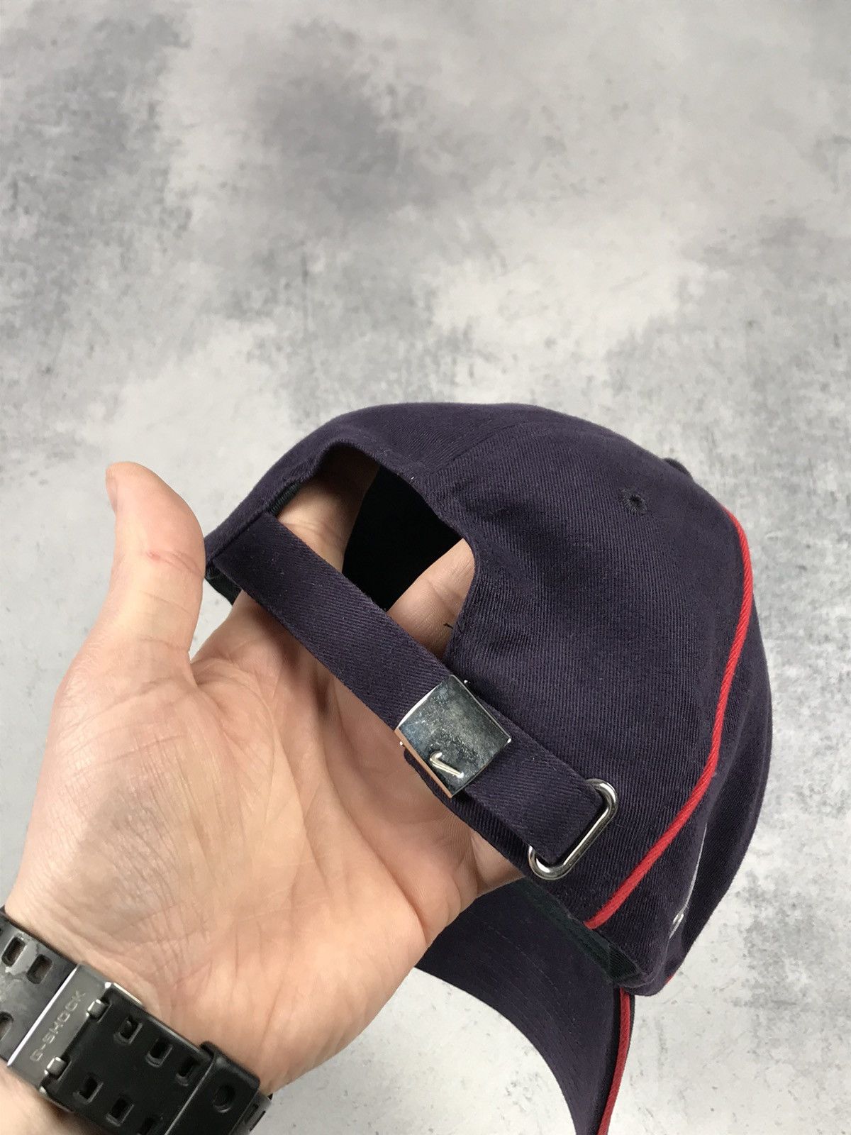 Nike × Vintage Vintage Nike Canterbury England Rugby O2 Swoosh Cap Hat Size ONE SIZE - 8 Thumbnail