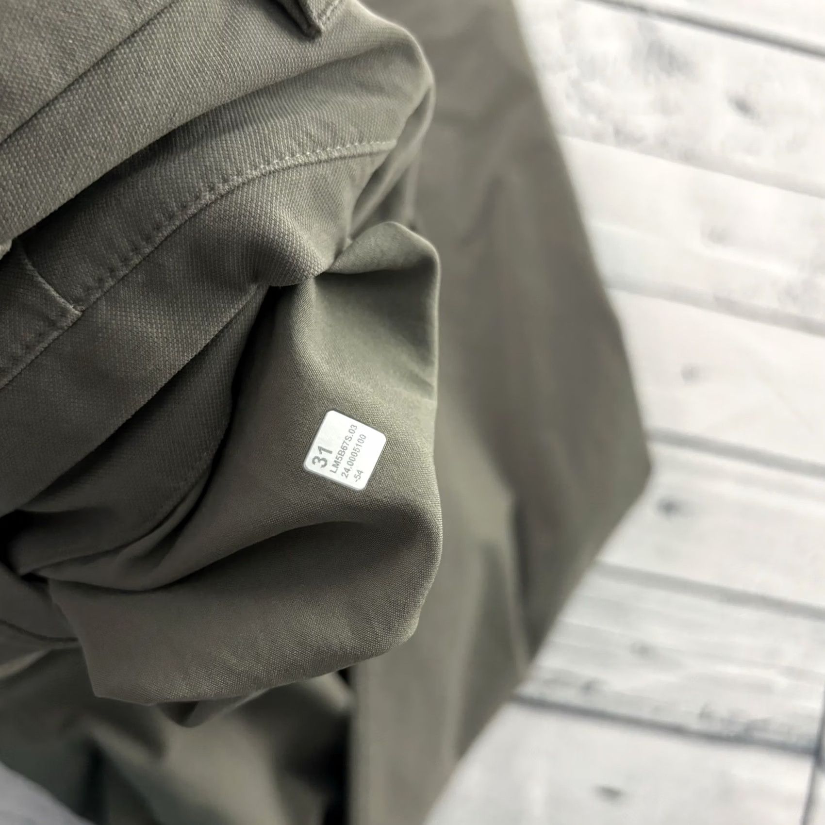 Lululemon Lululemon Slim-Fit 5-Pocket Pants Men 31x27 Gray Chino Vintage No N/A Size US 31 - 2 Thumbnail