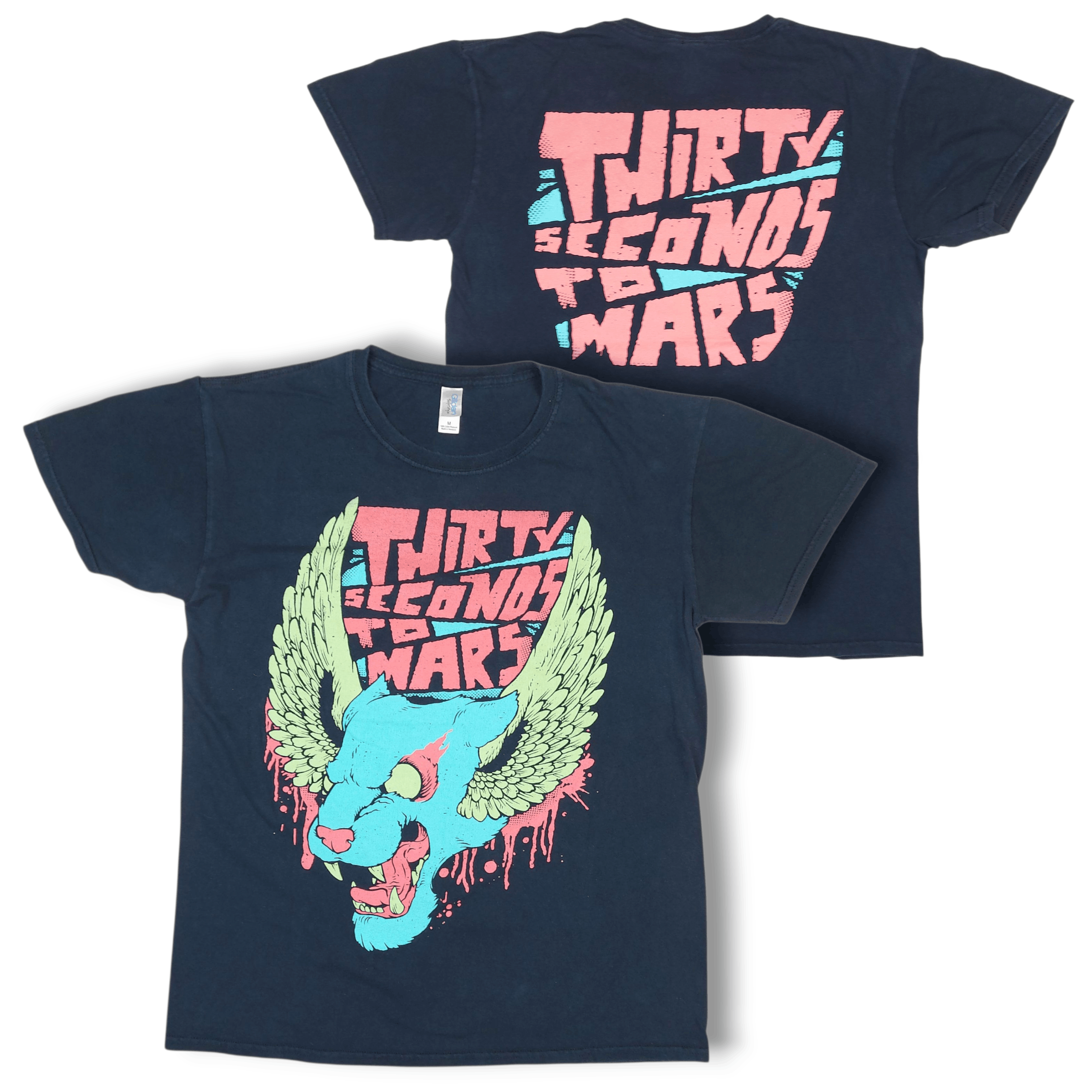 Band Tees Vintage Y2K Thirty Seconds to Mars Band MySpace Era TEE Size US M / EU 48-50 / 2 - 1 Thumbnail