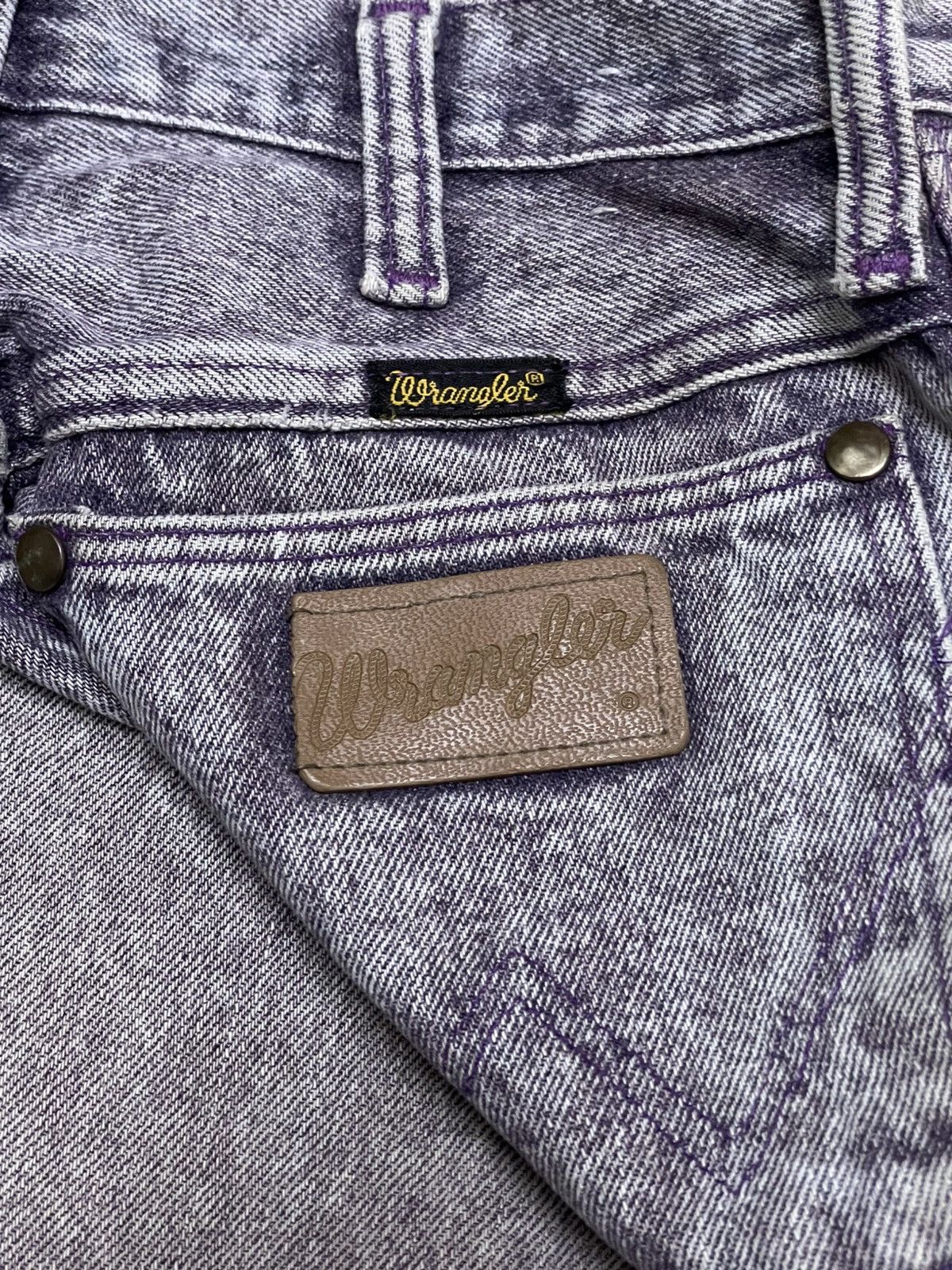 Designer × Vintage × Wrangler Og Vintage 1990s Designer Wrangler High Waist Scovill Zip Size US 27 - 19 Thumbnail