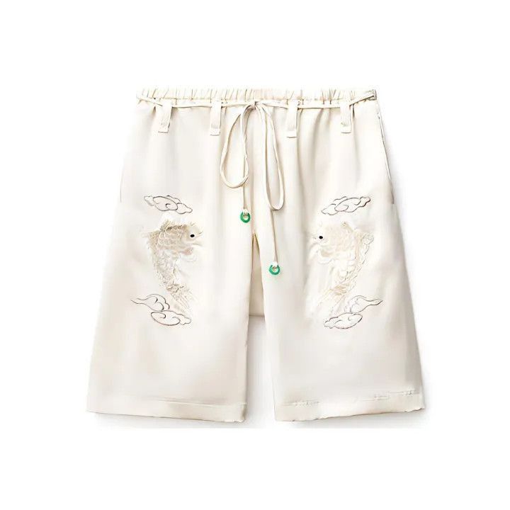 Alexander Wang Alexander Wang SS22 Silk Embroidered Fish Shorts - Size 23" - 1 Thumbnail