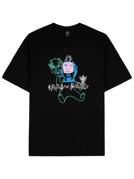 Tシャツ・カットソー BRAIN DEAD Men T-shirt Black W24T00004082 BLACK Brain Dead BRAIN DEAD Men T-Shirts W24T00004082 BLACK Black
