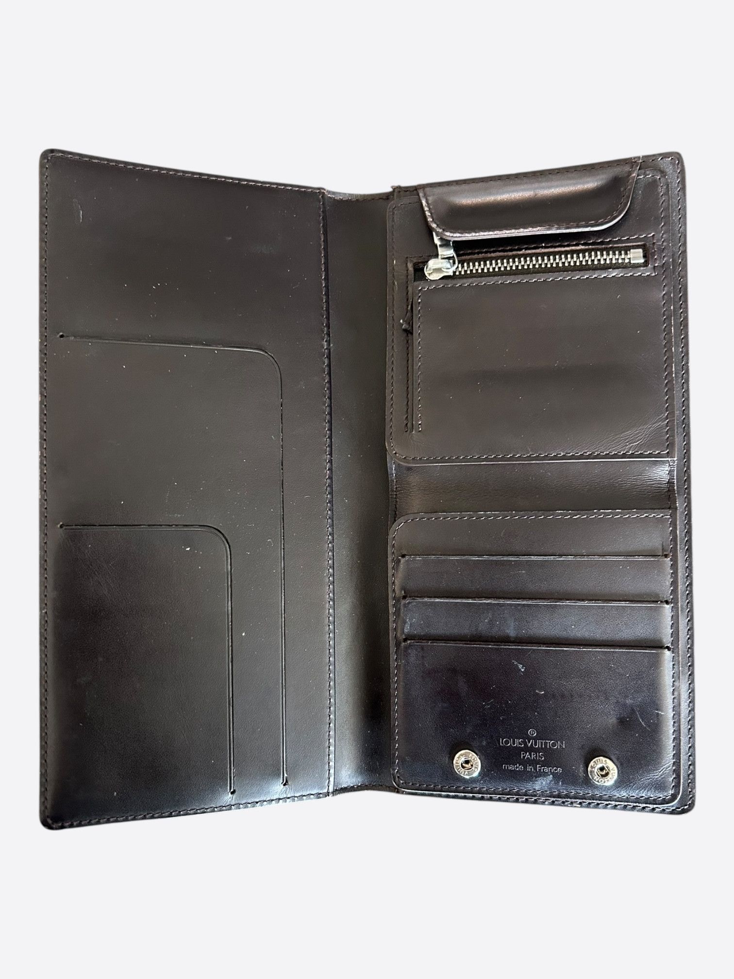 Louis Vuitton Louis Vuitton Black Vernis Monogram Brazza Wallet Size ONE SIZE - 3 Thumbnail