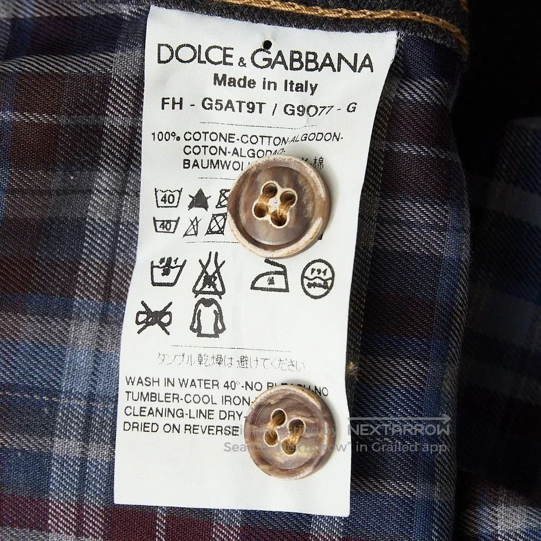 Dolce & Gabbana Dolce&Gabbana Men's Patchwork Plaid Shirt. Size US XXS / EU 40 - 9 Thumbnail
