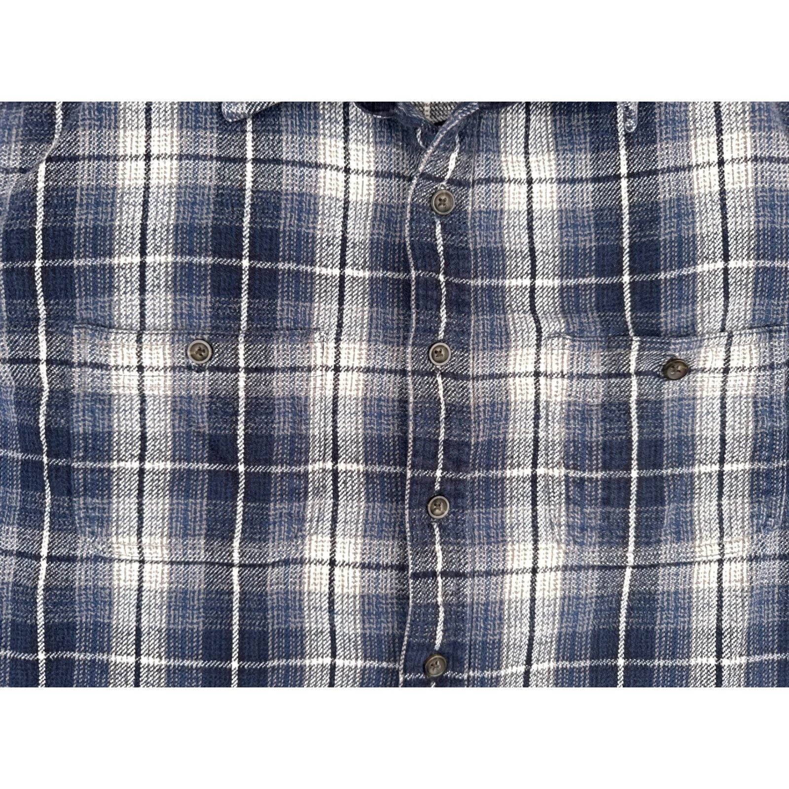 Vintage Alaska Wilderness Gear Shirt Mens Medium Blue Plaid Flannel 100% Cotton Button Up Size US M / EU 48-50 / 2 - 6 Thumbnail