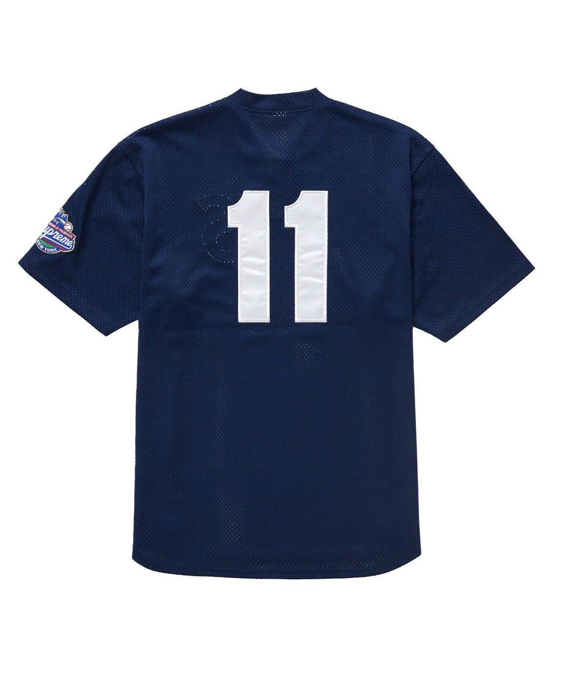 Supreme Supreme S Logo Baseball Henley Navy Size Large | Grailed