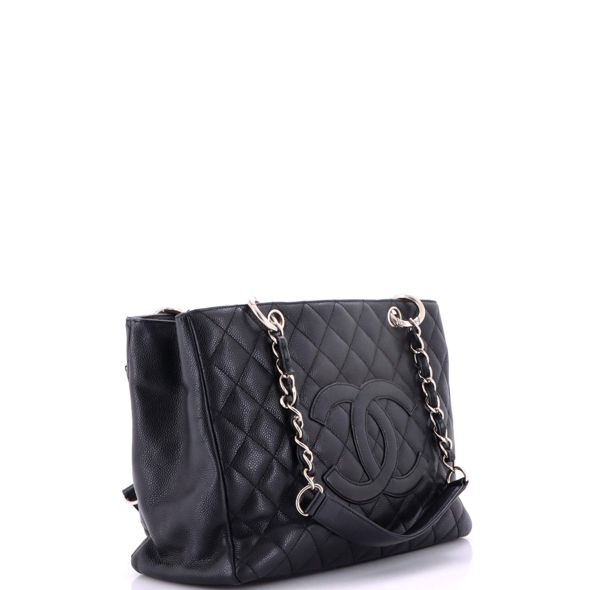 Chanel Grand Shopping Tote Quilted Caviar Size ONE SIZE - 1 Thumbnail
