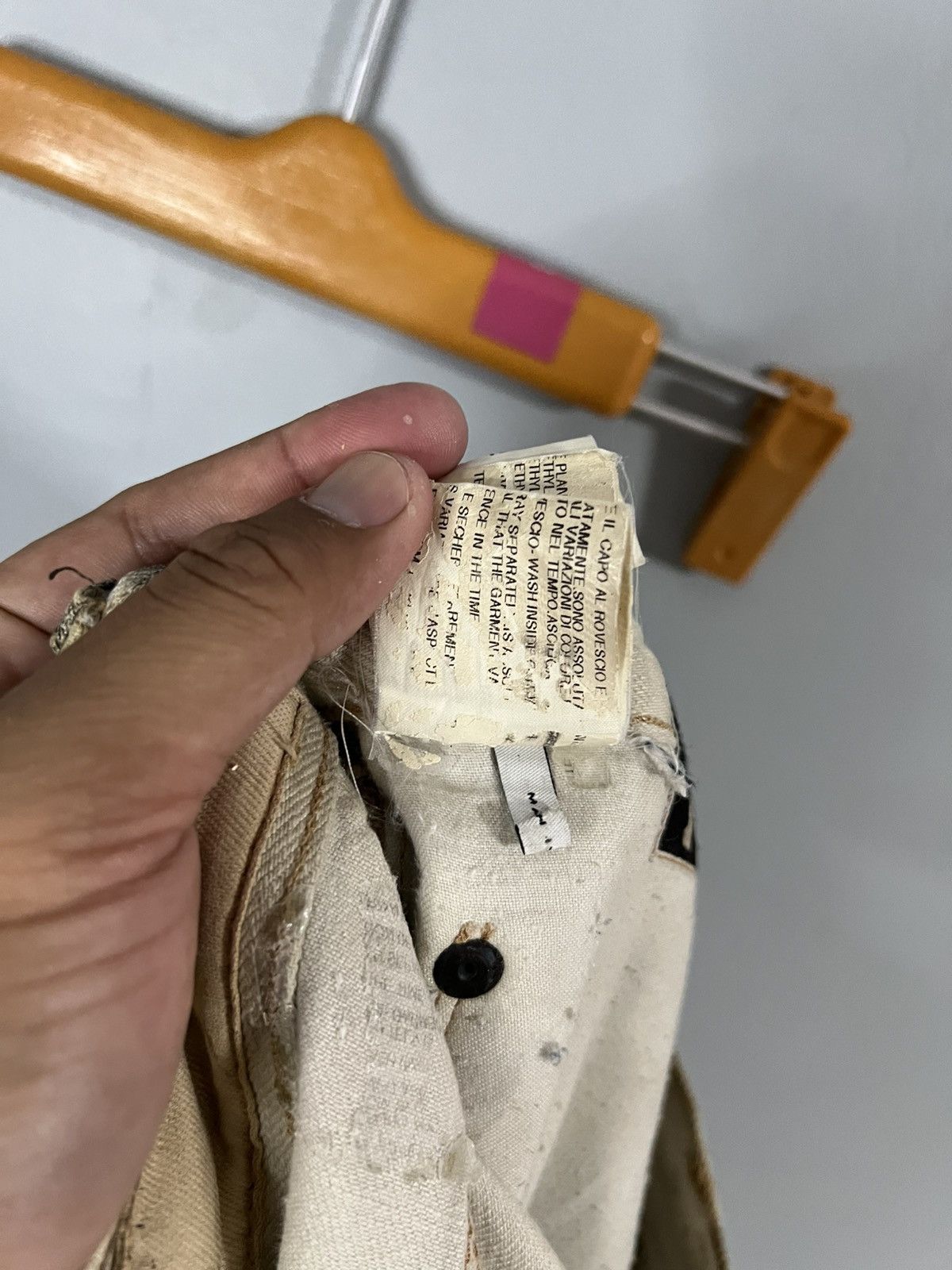 Rick Owens Drkshdw Rick owens ss 2010 cream gravel waxed jeans Size US 32 / EU 48 - 11 Thumbnail