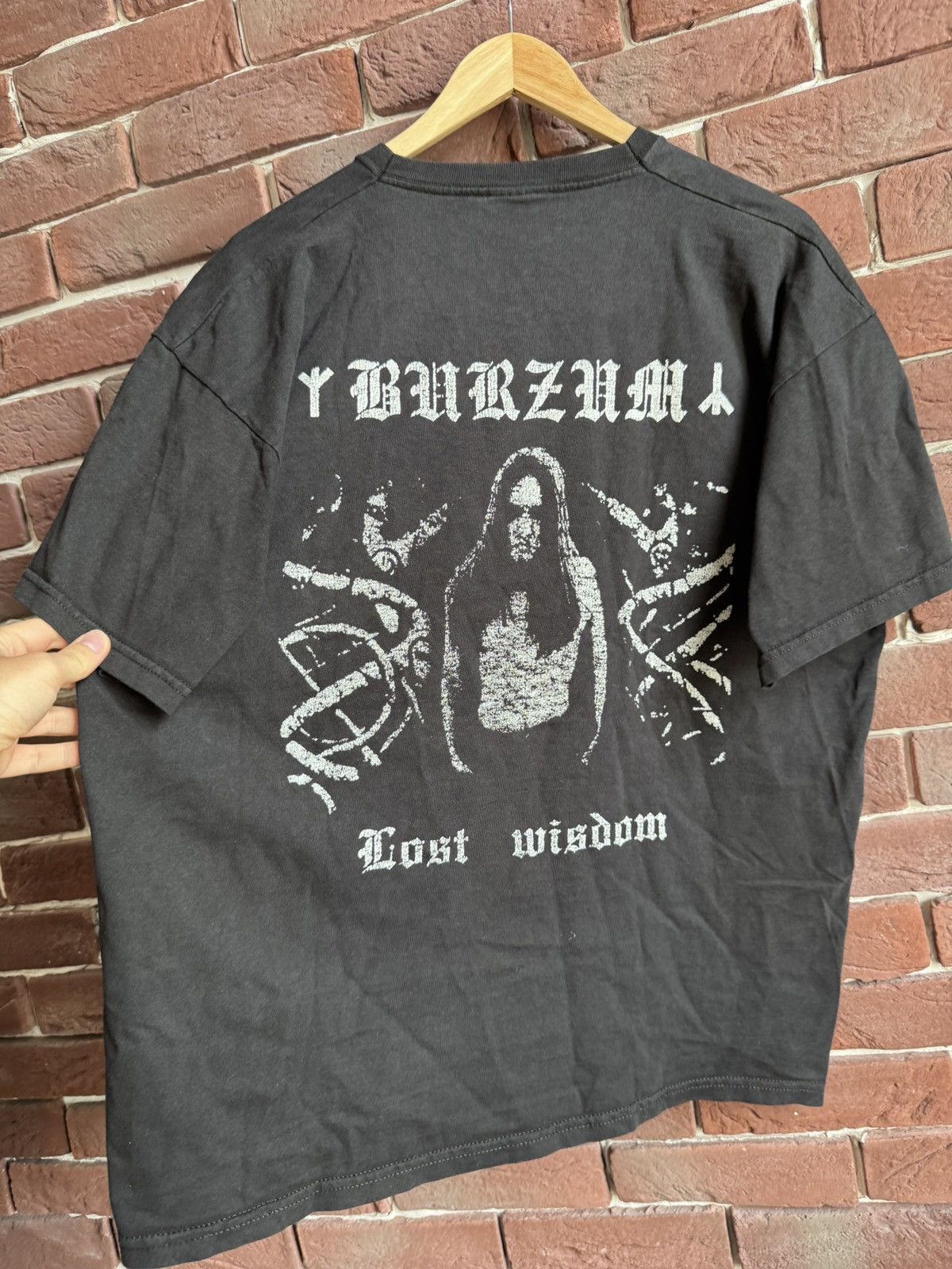 Band Tees Vintage Rare Burzum lost wisdom Vtg Black Metal Tshirt Size US XL / EU 56 / 4 - 5 Thumbnail