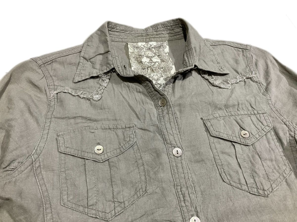 14th Addiction × If Six Was Nine × Japanese Brand 🔥Sick Y2K G.O.A Frayed Western Shirt LGB Ifsixwasnine Size US M / EU 48-50 / 2 - 3 Thumbnail