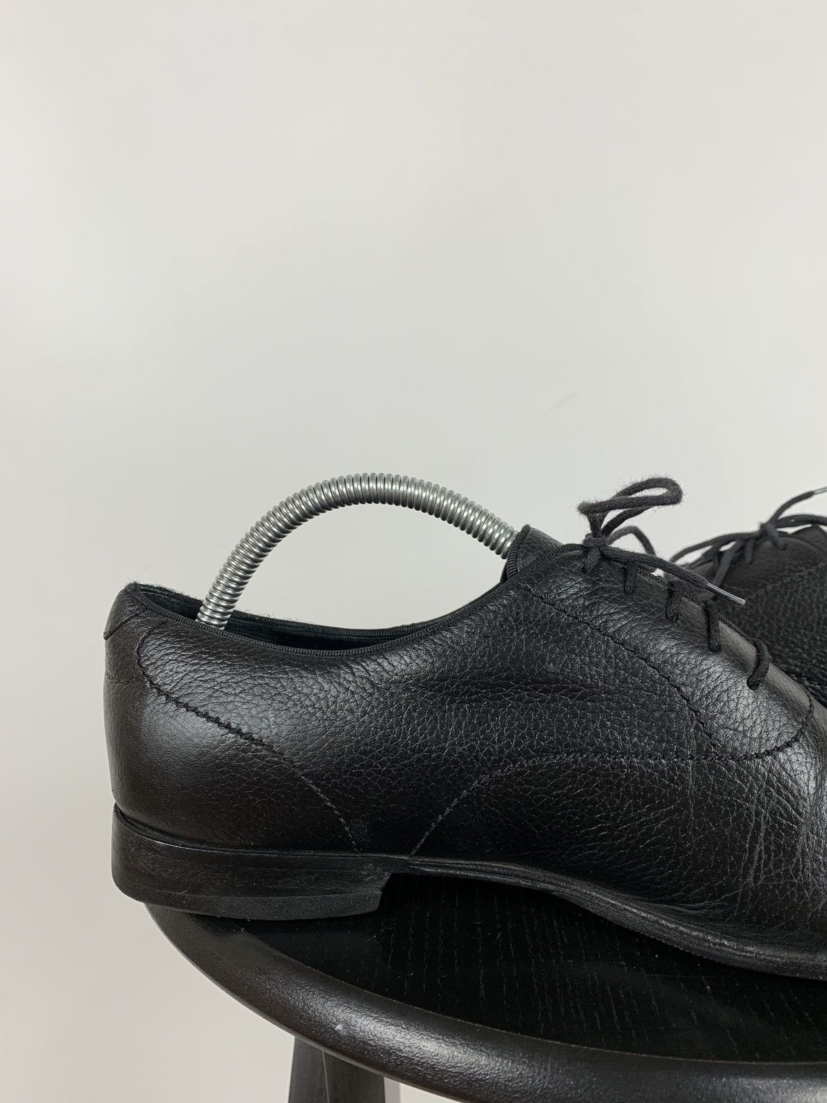 Gucci Gucci Black Leather Oxford Shoes Size US 8 / EU 41 - 16 Thumbnail