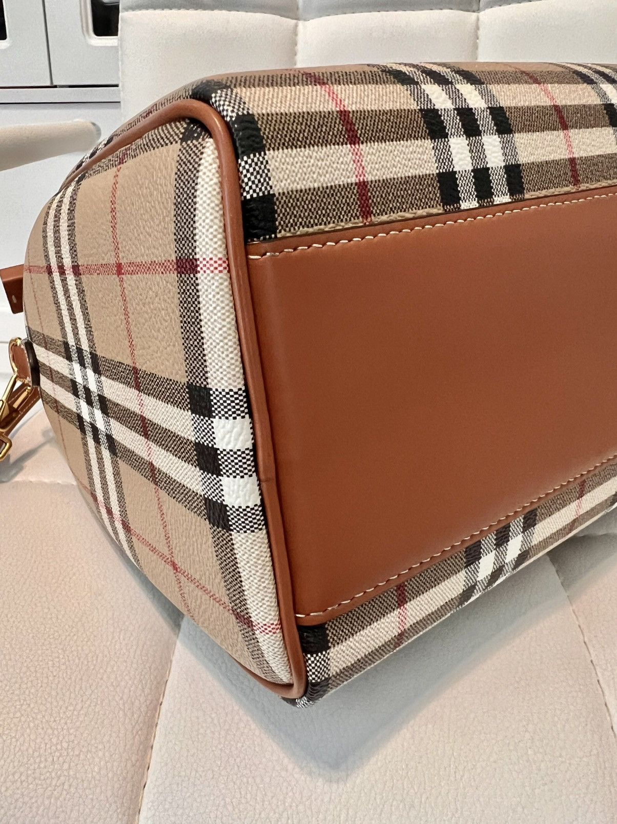 Burberry BURBERRY leather bowling bag Size ONE SIZE - 3 Thumbnail