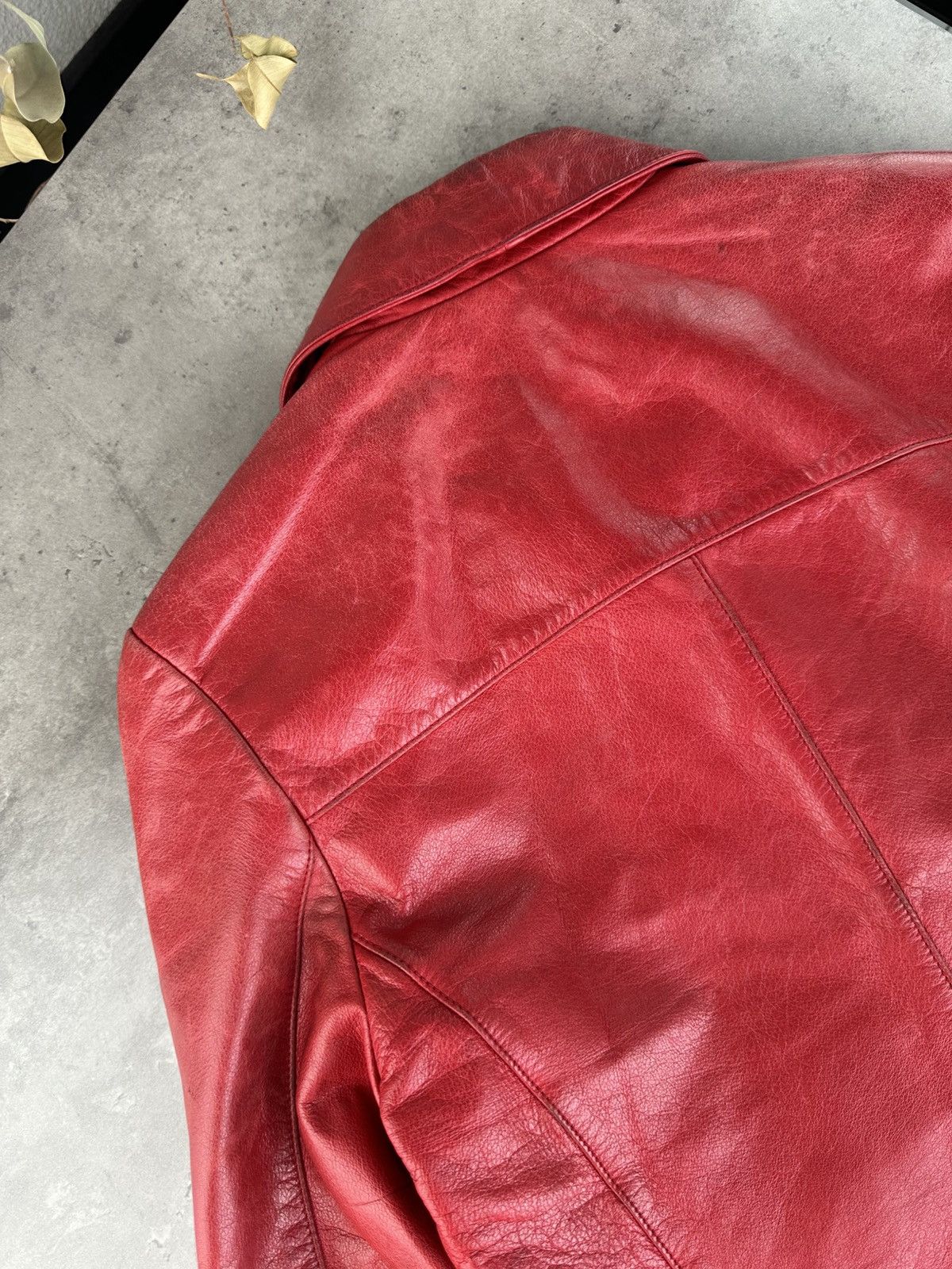 Japanese Brand Vintage Leather Jacket Size S / US 4 / IT 40 - 13 Thumbnail