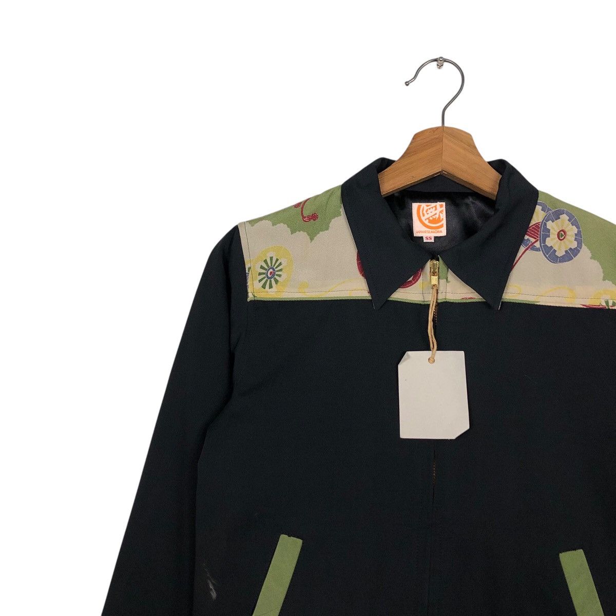 Hysteric Glamour 📌Vintage Cropped Biker Jacket Japanese Aloha Size US XS / EU 42 / 0 - 8 Thumbnail