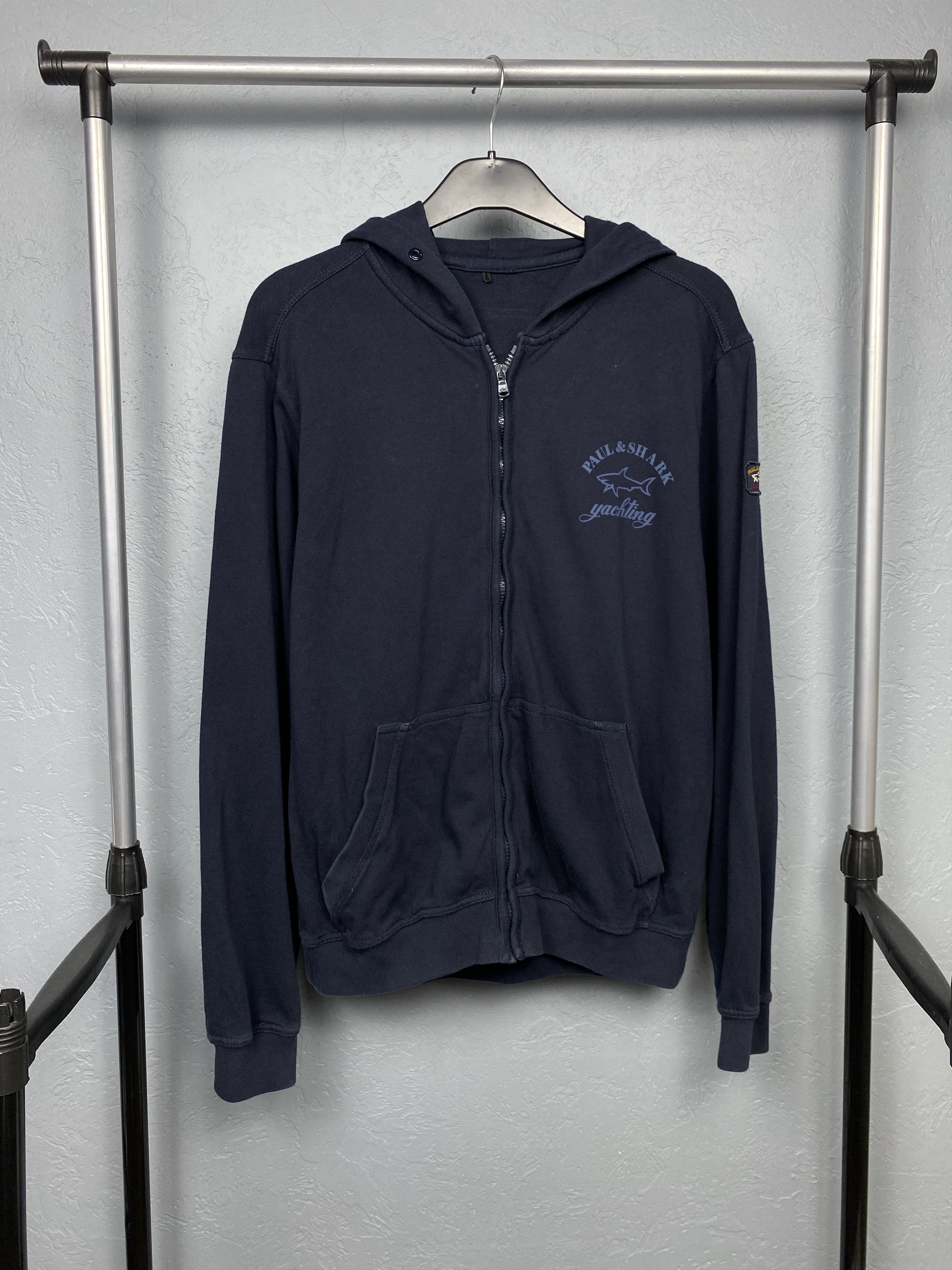 Paul & Shark Paul & Shark Vintage Mens Zip Hoodie Size US L / EU 52-54 / 3 - 1 Thumbnail