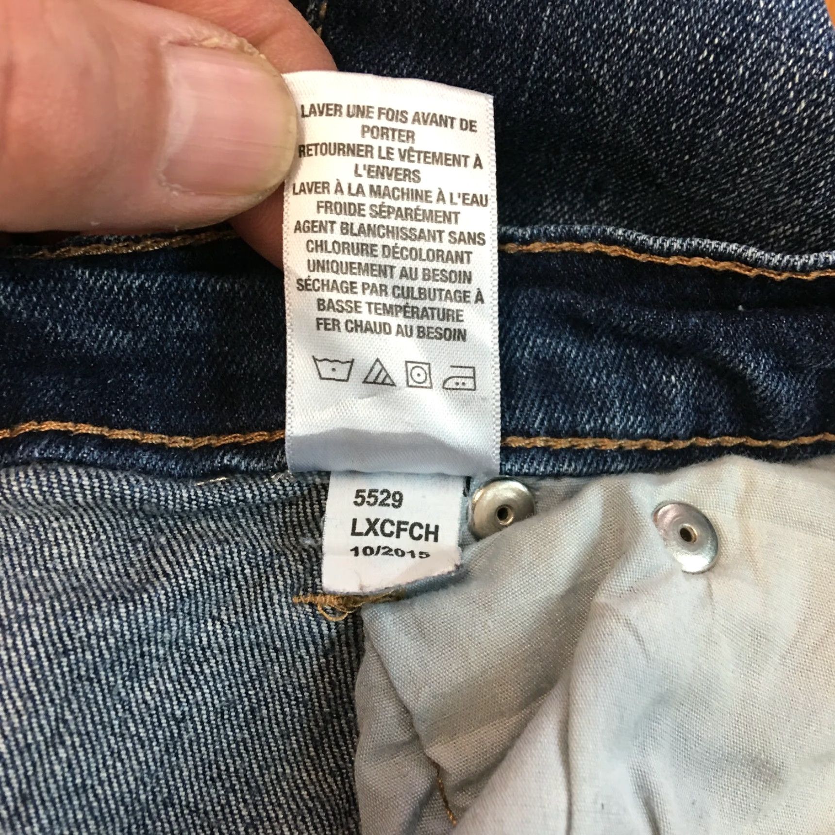 Vintage VINTAGE Aéropostale Bayla Skinny Jeans Women 32x32 Blue Denim Stretch Size 6 90s City College Skinny Jeans Size 28" / US 6 / IT 42 - 5 Thumbnail