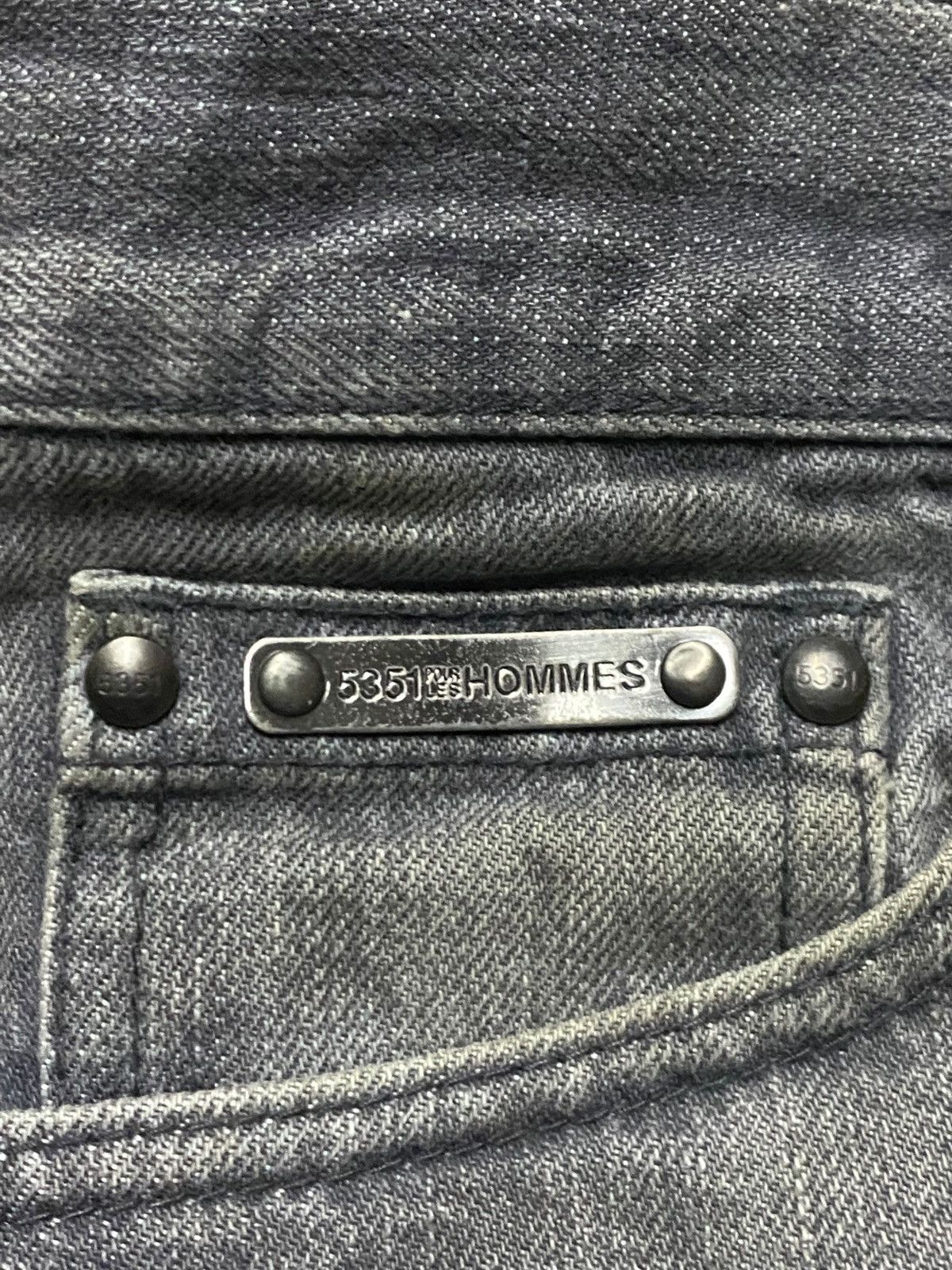 5351 POUR LES HOMMES Vintage Japanese Brand 5351 Pour Les Homme Flare Jeans Size US 32 / EU 48 - 13 Thumbnail